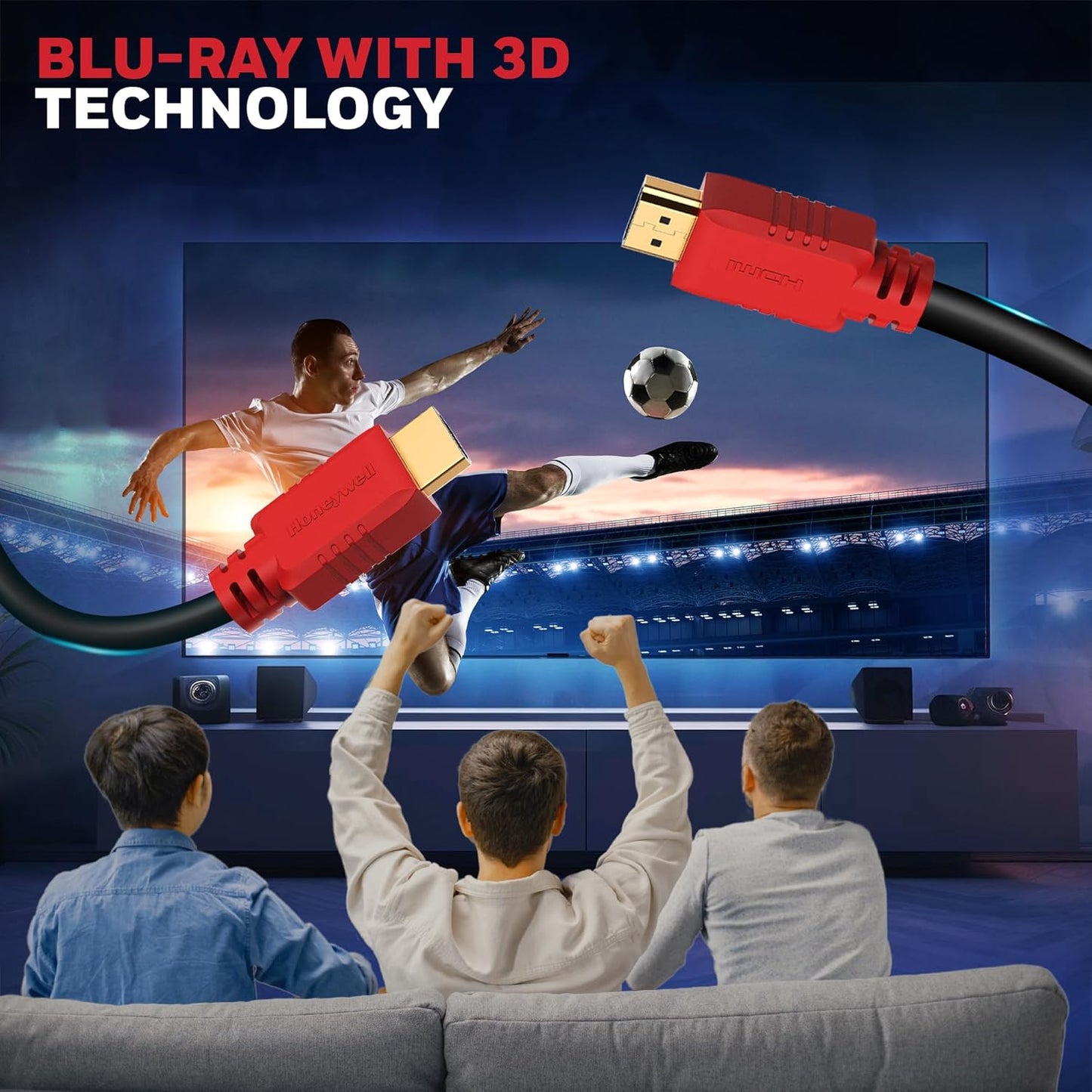 Honeywell HDMI cable with Ethernet - 3M v1.4