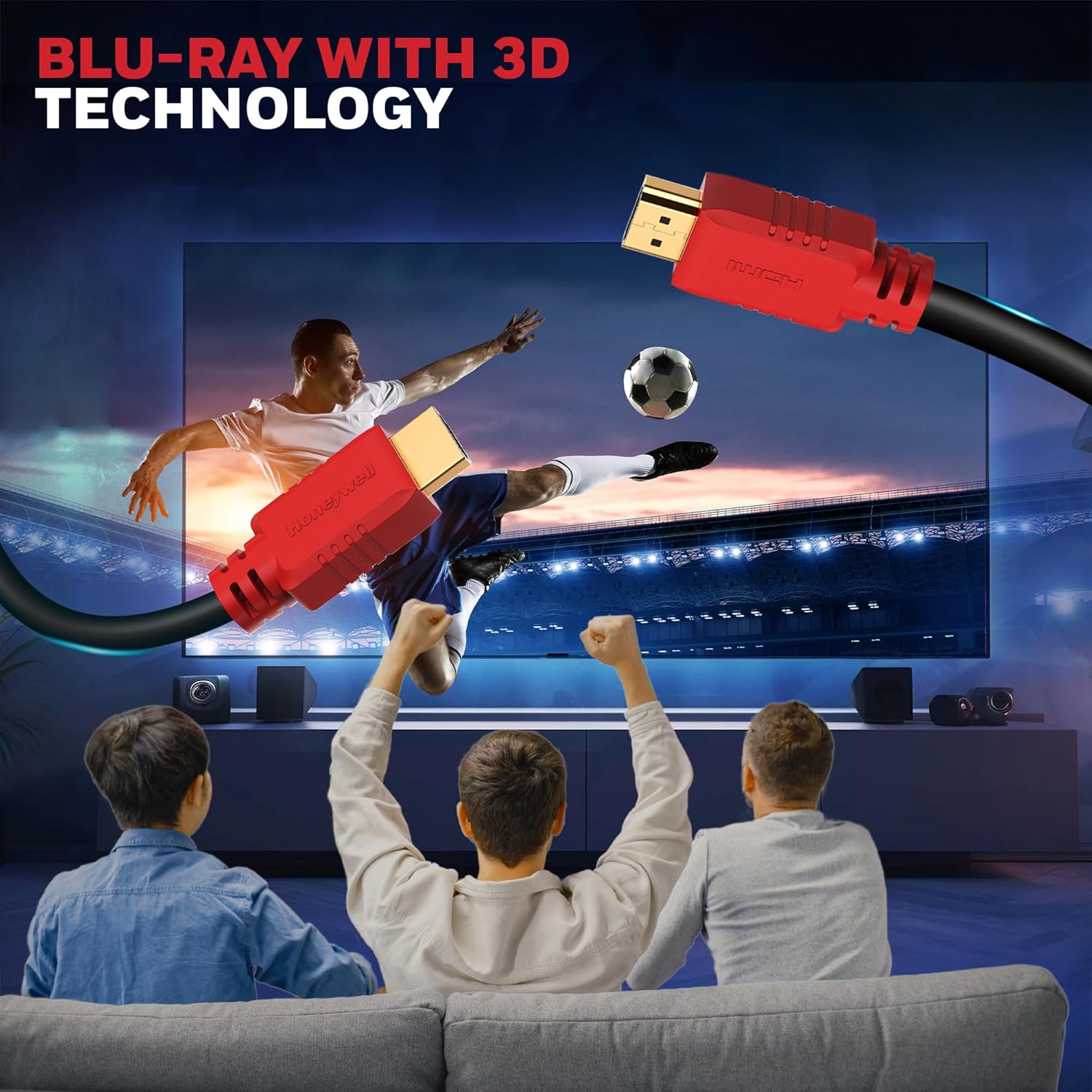 Honeywell HDMI cable with Ethernet - 3M v1.4