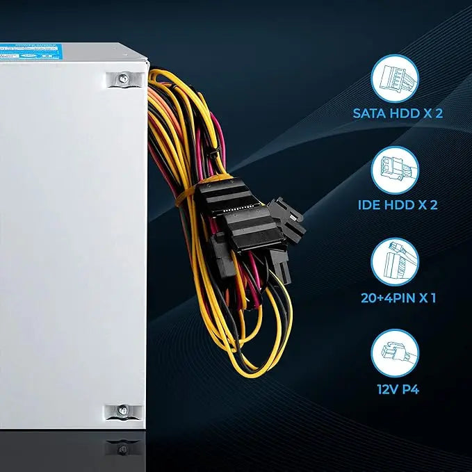 Foxin AKBAR Desktop Computer Case with 500w Power supply