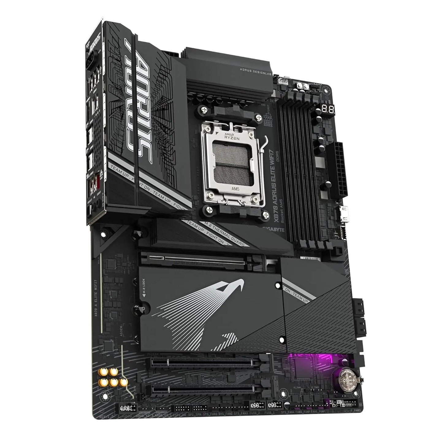GIGABYTE X870 AORUS ELITE DDR5 WIFI7 AMD AM5 Socket ATX Motherboard