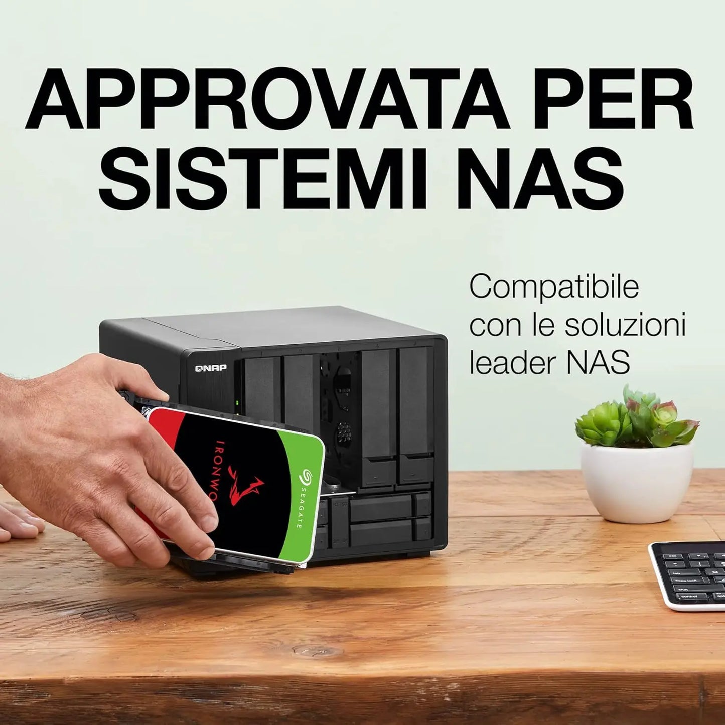 Seagate IronWolf 2TB 3.5" 5400RPM SATA 6 Gb/s Enterprise NAS Internal Hard Disk Drive My Store