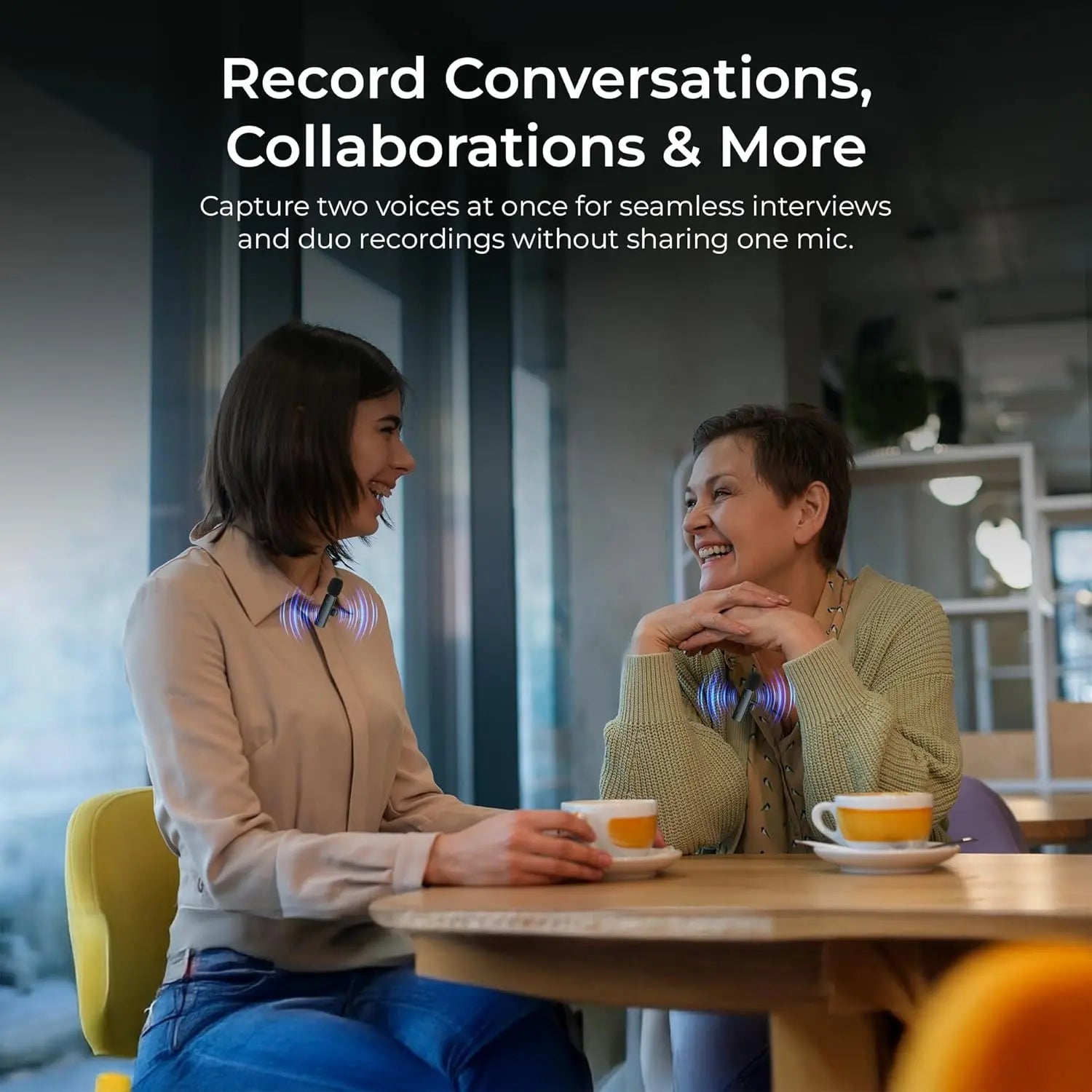 Digitek DWM-009 PRO 2.4G 1 Receiver with Lightning Connector & Dual Respondent 2 Microphone