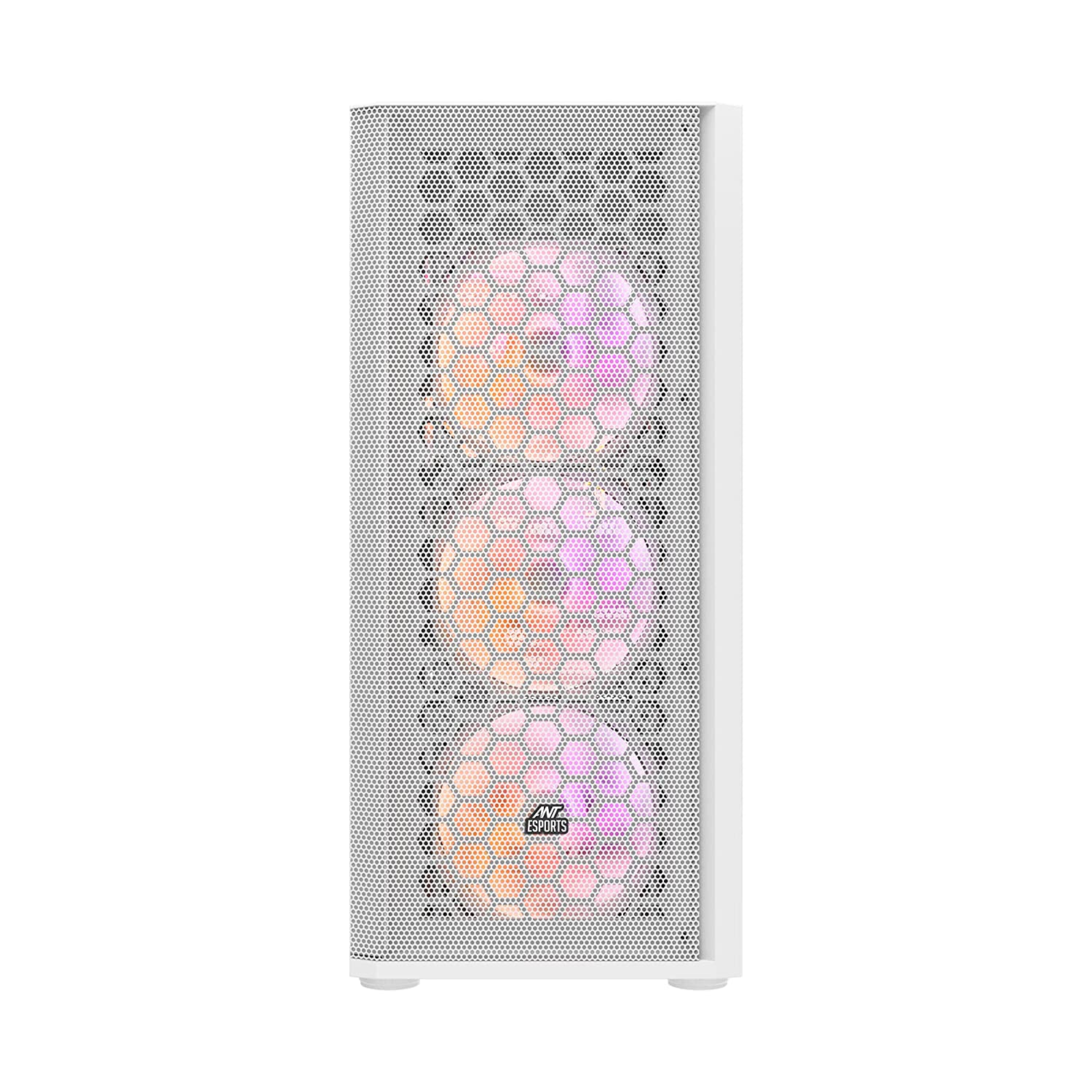 Ant Esports Gaming Cabinet 250 AIR ARGB WHITE