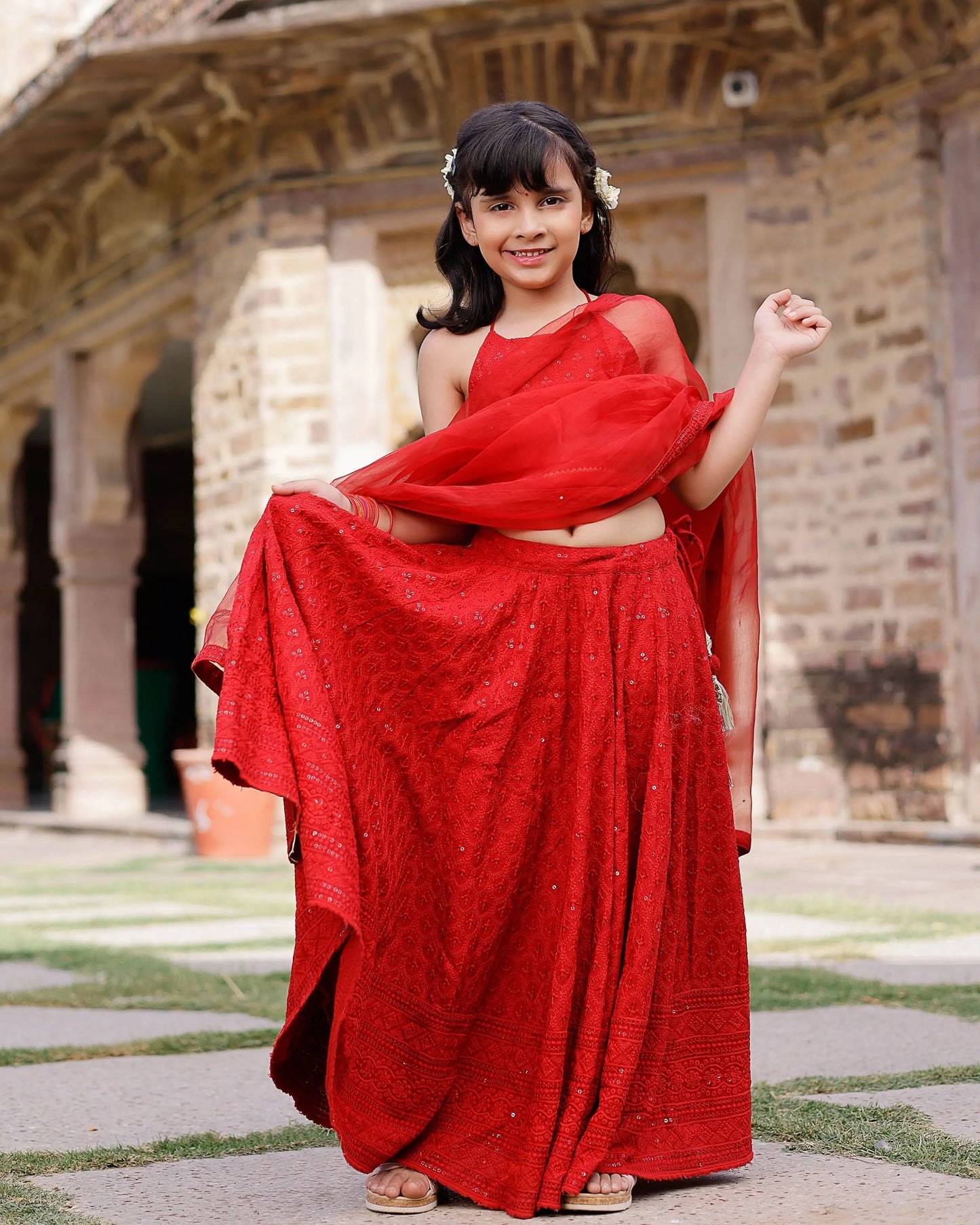 Kai Embroidered Lehenga Set My Store