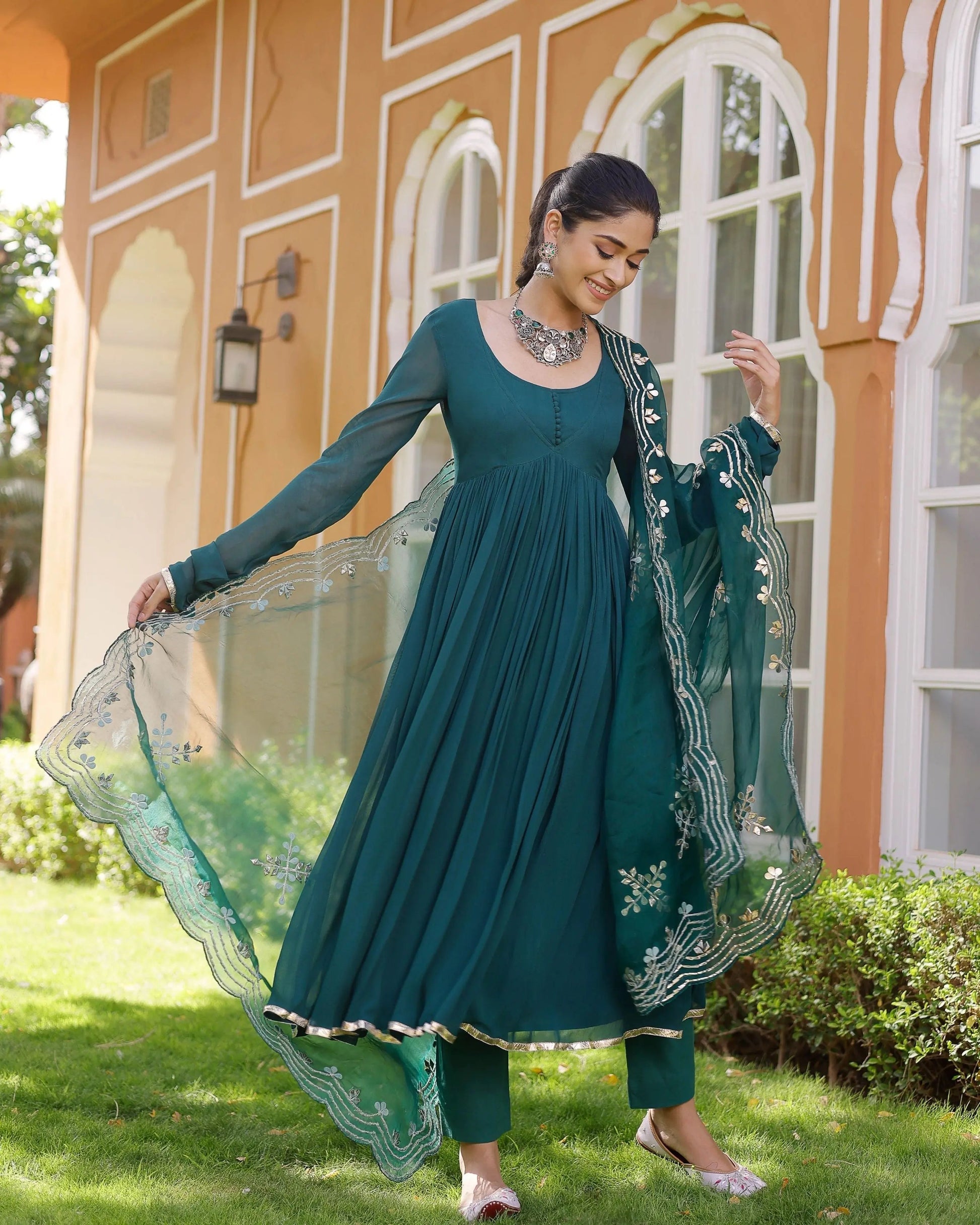 Odika Gotapatti Goergette Suit Set My Store