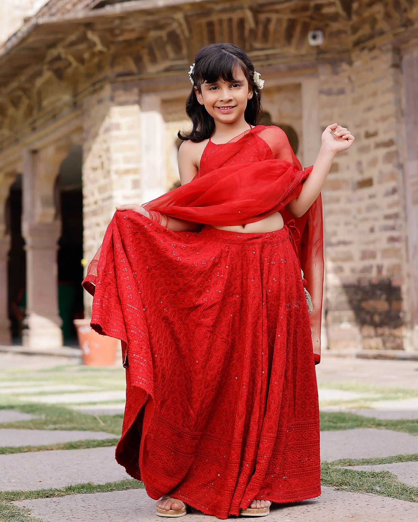 Kai Embroidered Lehenga Set My Store