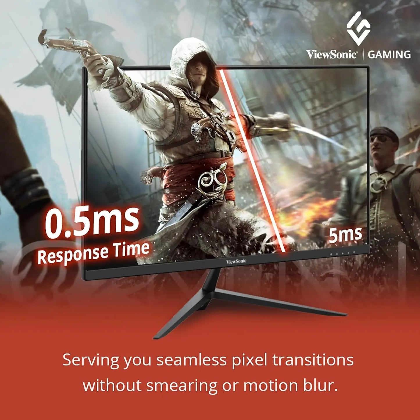 ViewSonic VX2428 Omni 24” 180Hz Fast IPS sRGB Gaming Monitor with Dual Speakers My Store