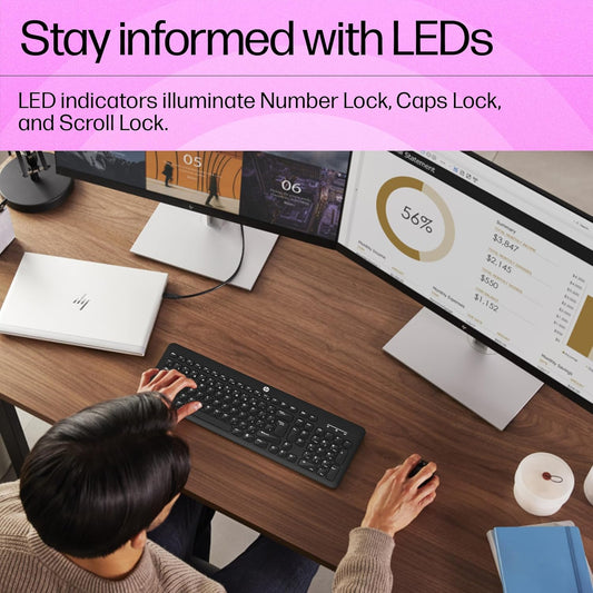 HP Wireless Keyboard Mouse Combo KM260