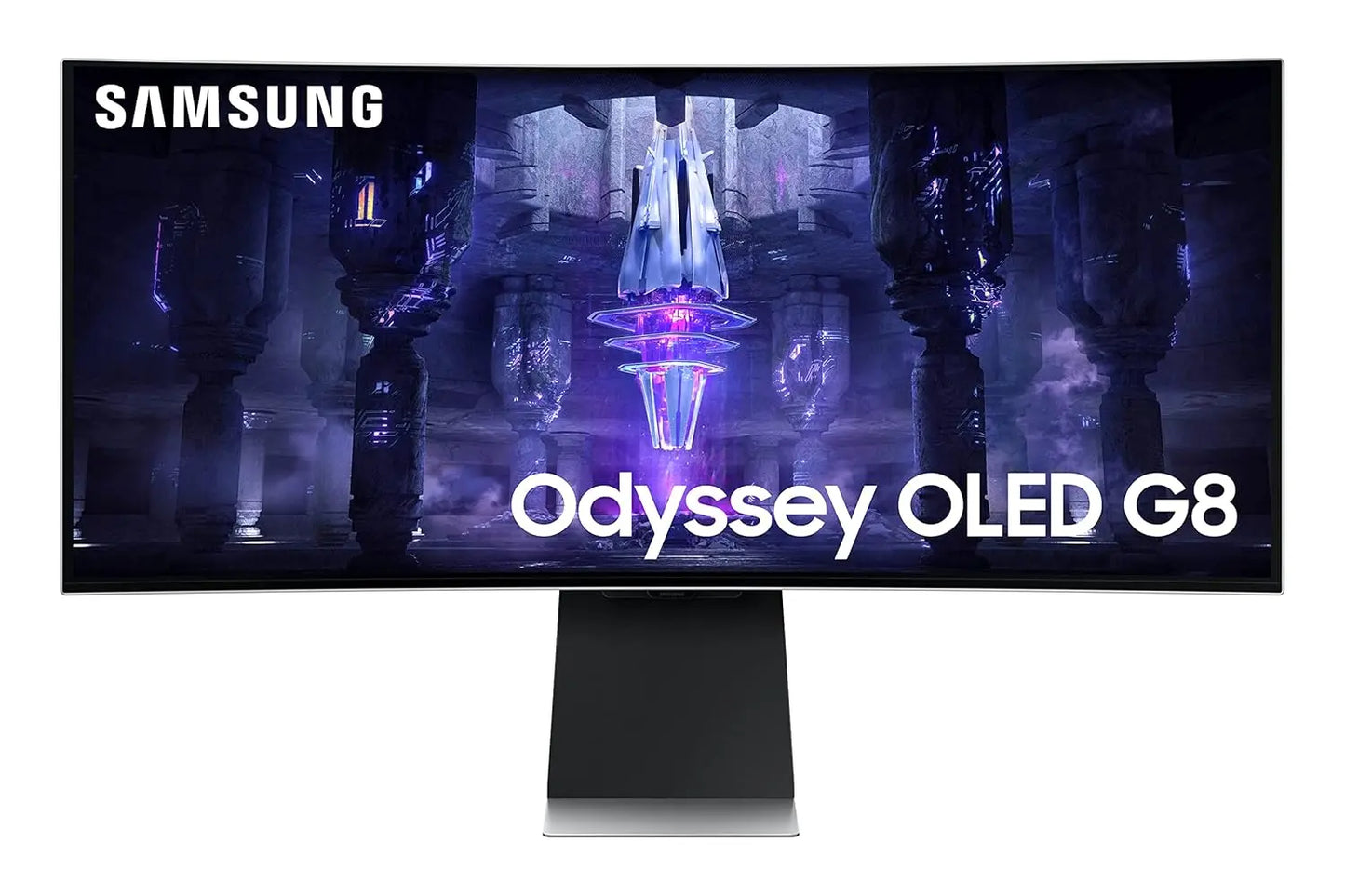 Samsung Odyssey BG850SW 34" 175Hz 1440p WQHD OLED Panel USB-C Curved Ultrawide Gaming Monitor with Speakers- Silver My Store