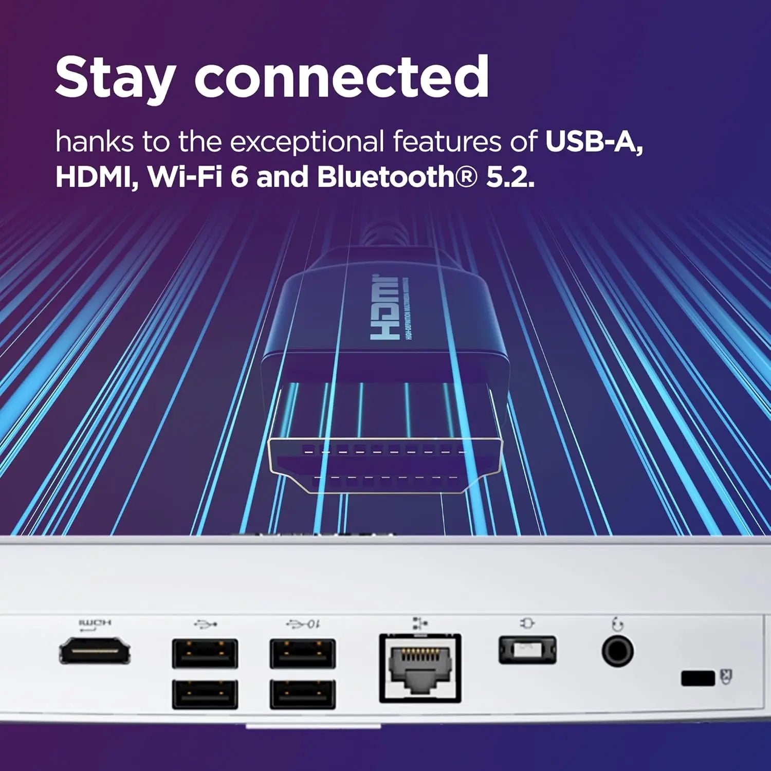 Lenovo A100 All in one F0J6005FIN Intel N100 Processor/8GB RAM/512GB SSD/Win11/Intel HD Graphics/MS Office 2024/Screen Inch 23.8/White