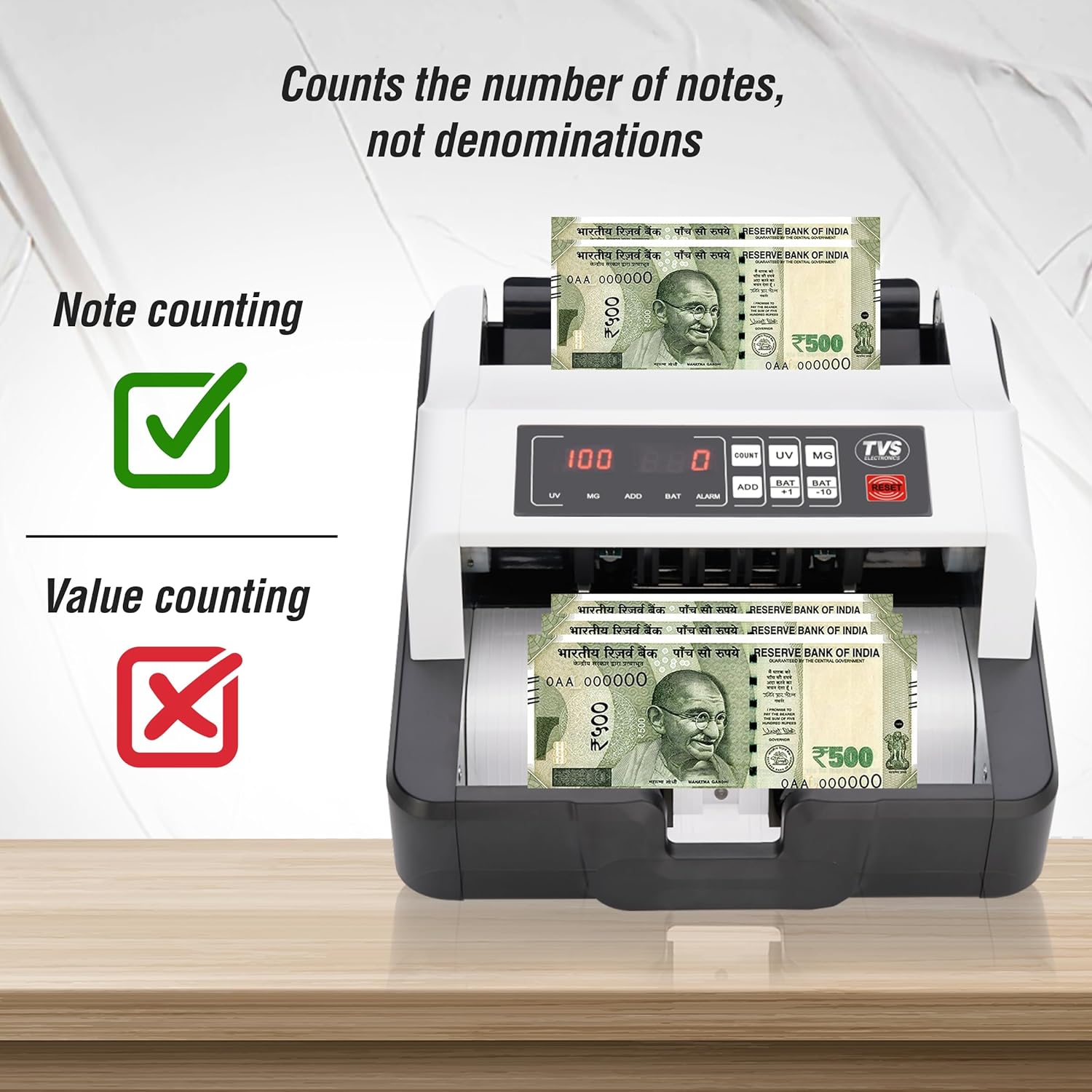 Tvs Cash Counting Machine CC-232 Classic