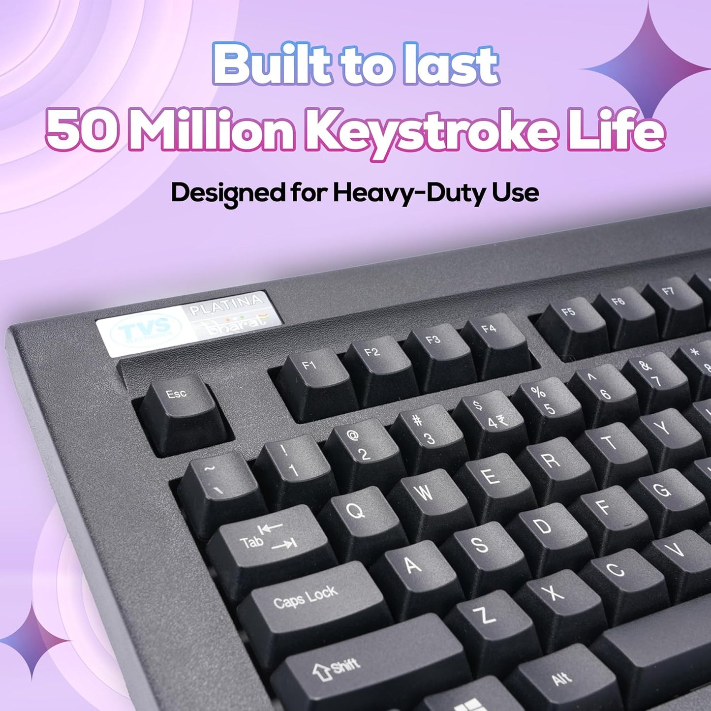 TVS  Platina Wireless Mechanical Keyboard and Mouse Combo