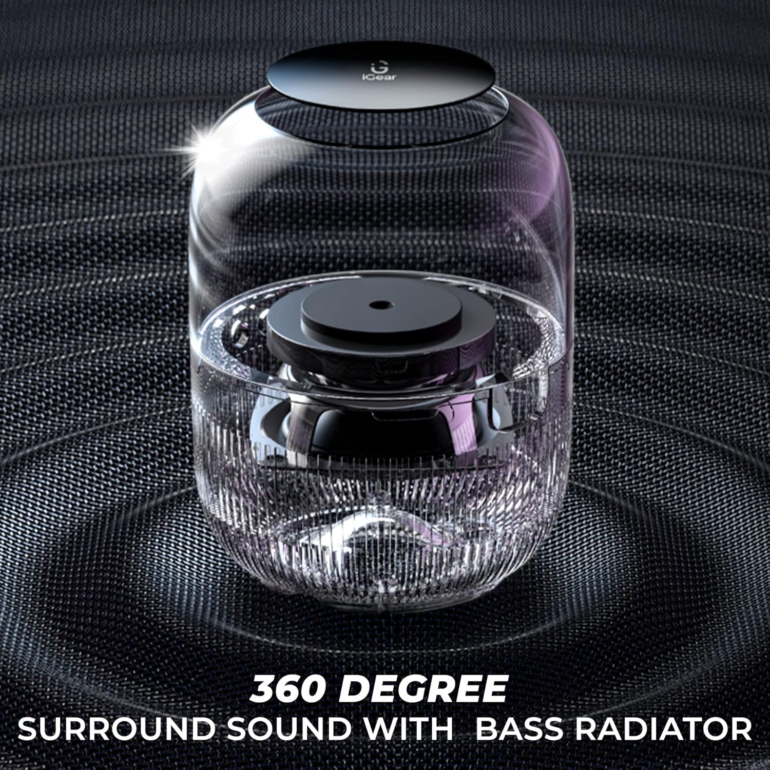 iGear Galaxy 10W Bluetooth Speaker with 360 degree Surround Sound