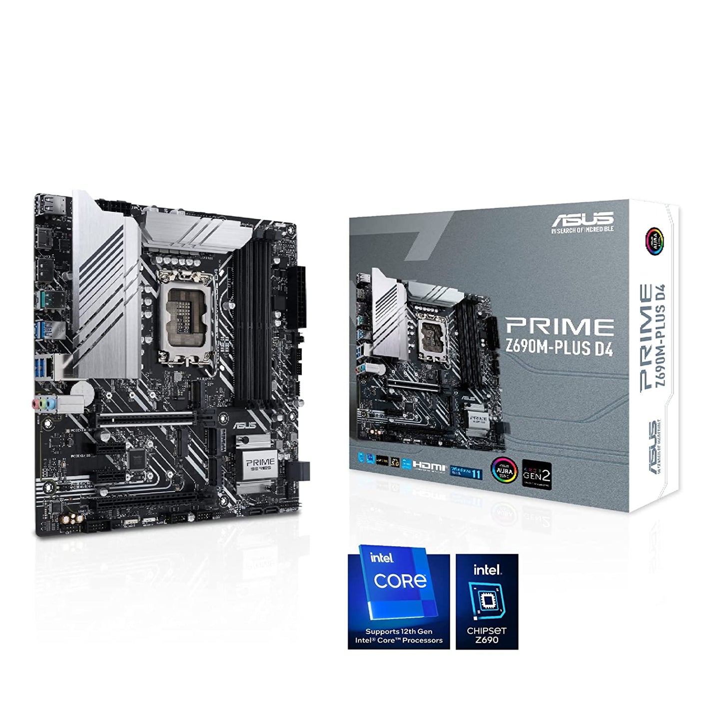 Asus Motherboard Prime Z690M PLUS D4 FOR INTEL  PRIME Z690M PLUS D4