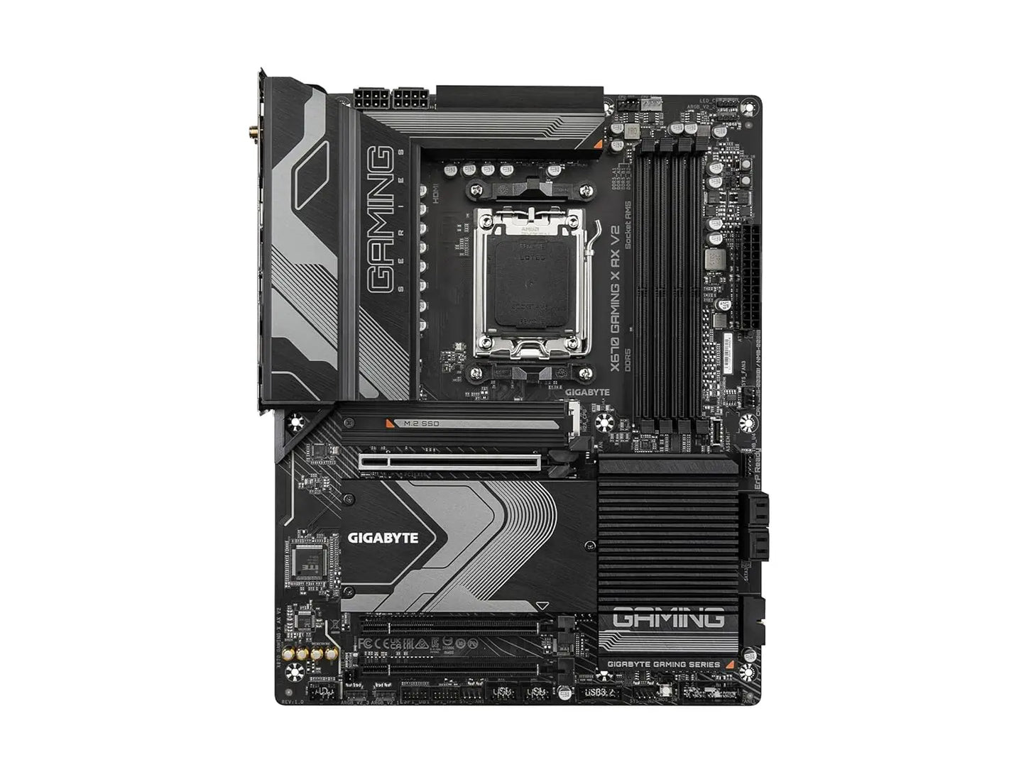 GIGABYTE X670 GAMING X AX V2 WI-FI Ultra Durable AMD AM5 DDR5 ATX Motherboard