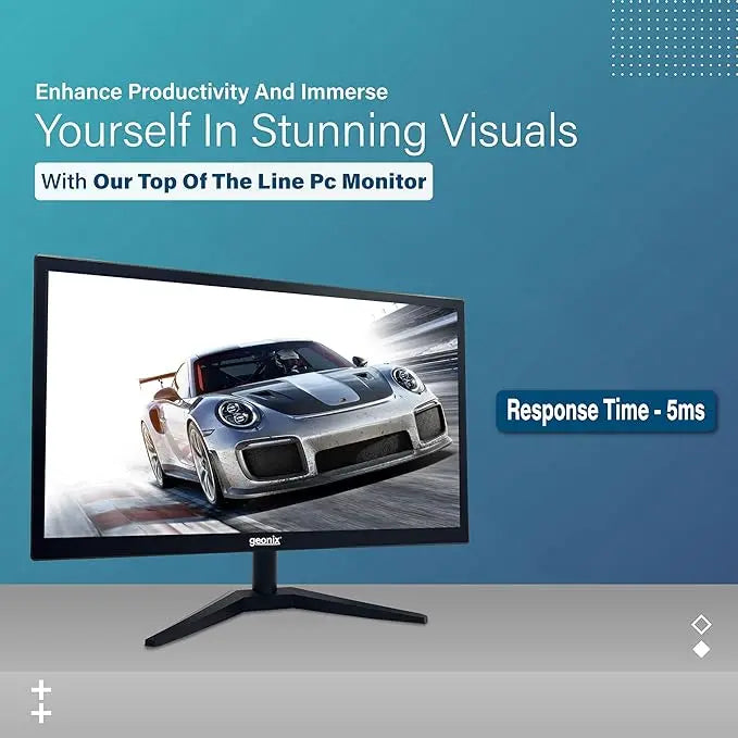 GEONIX 24 Inch PC Monitor 1920x1080 Full HD LED with VGA & HDMI Glossy Panel My Store