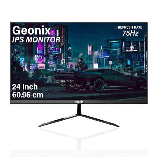 GEONIX 24 Inch IPS Panel 1920x1080 Full HD Frameless Display Monitor My Store