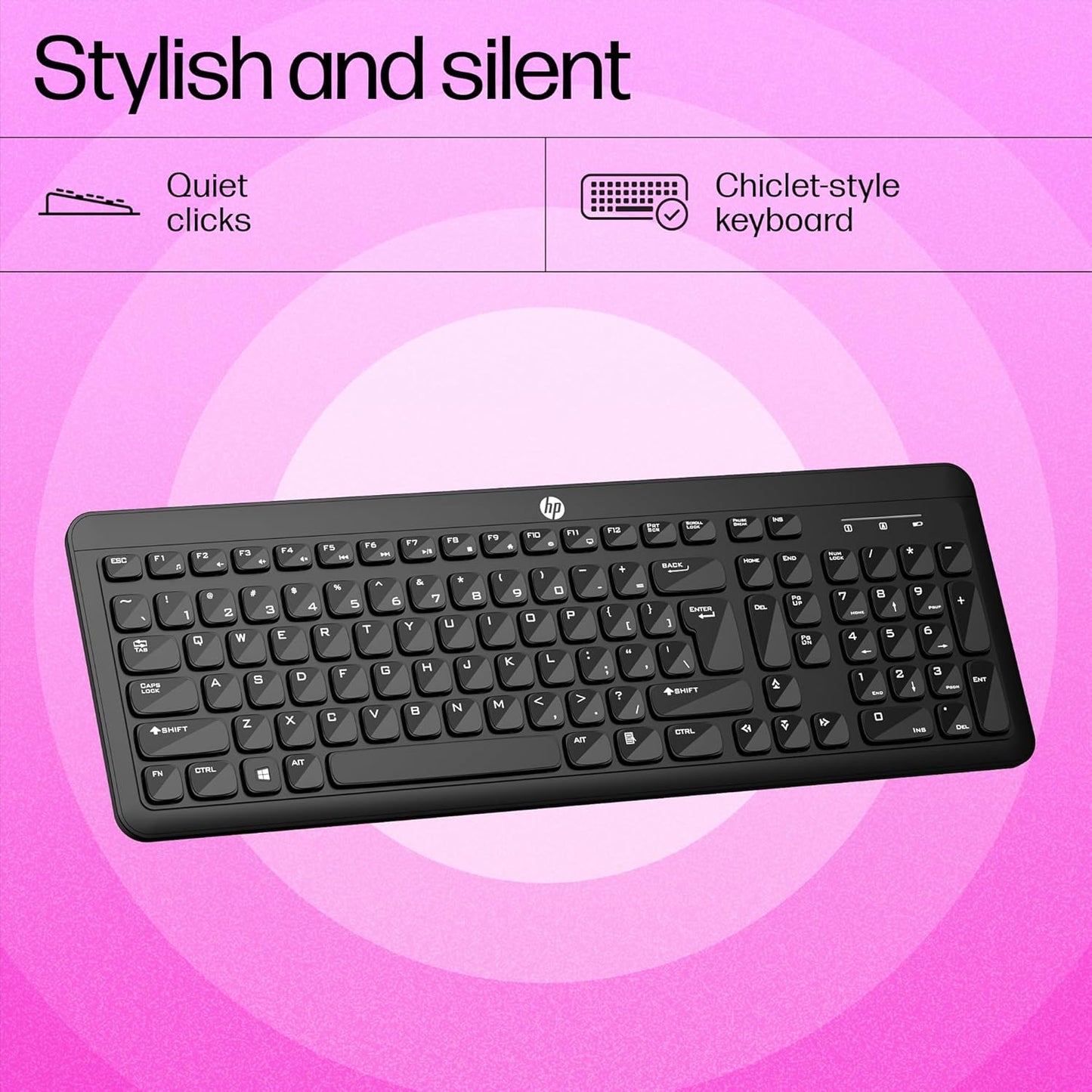 HP Wireless Keyboard Mouse Combo KM260
