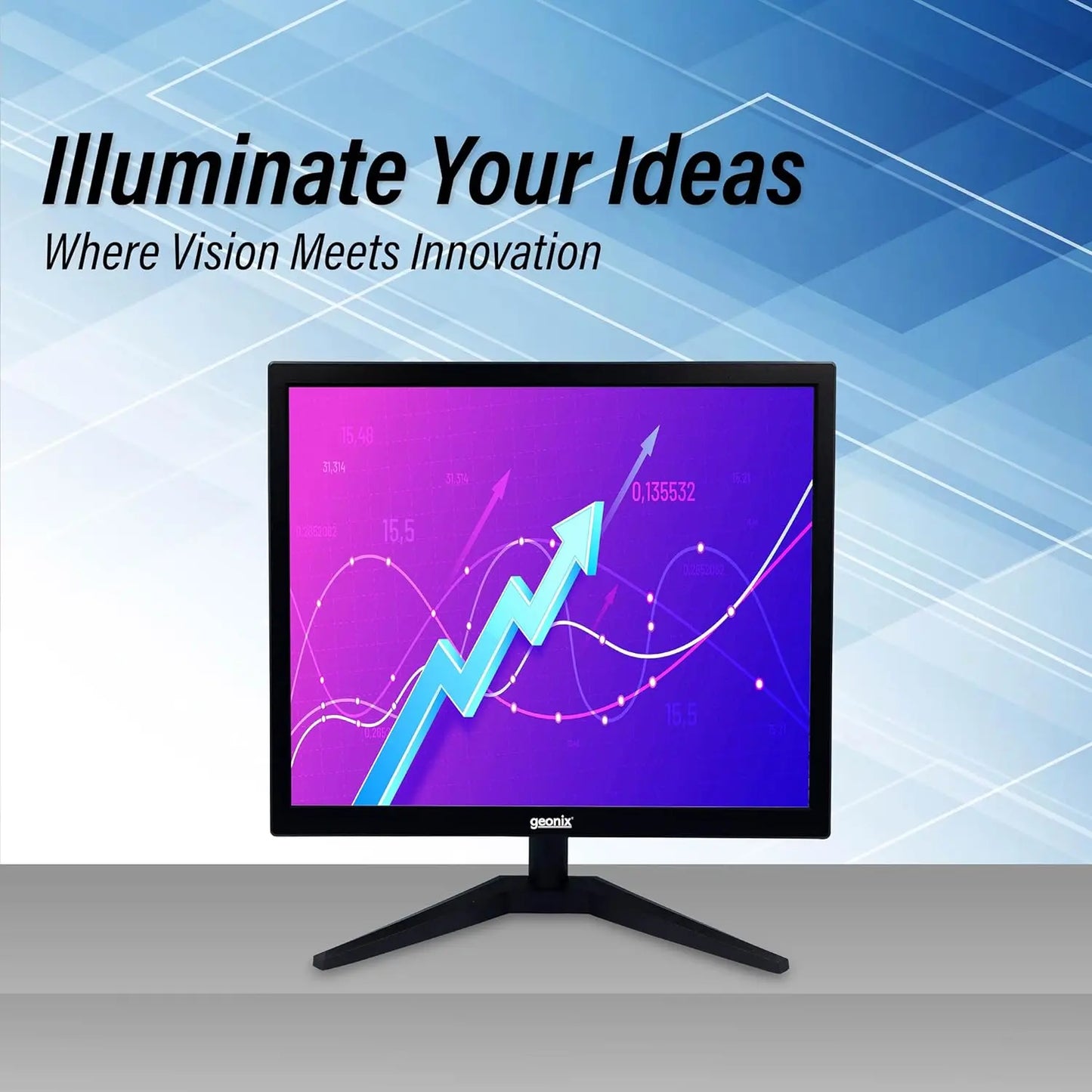 GEONIX 17 Inch 1280 x 1024 LED Display 16.7M Colors HD+ Monitor My Store