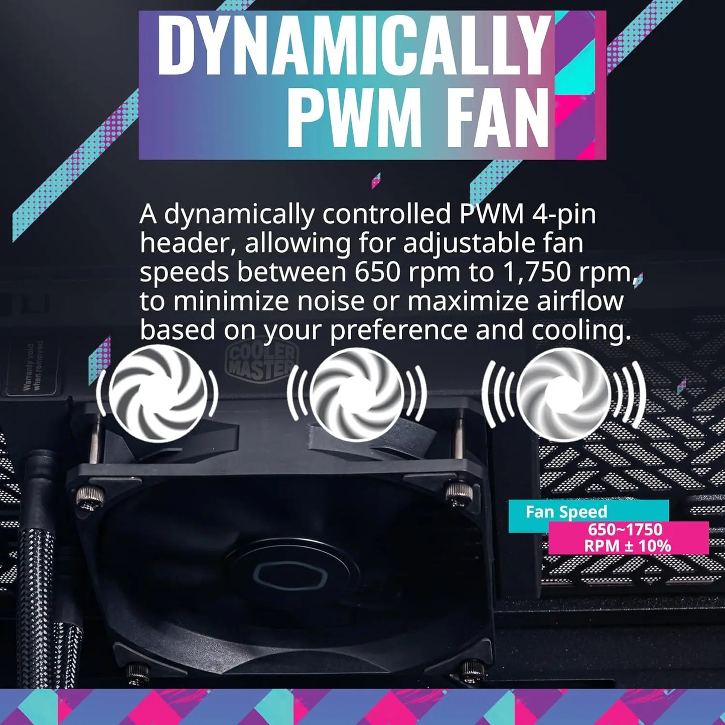 Cooler Master MasterLiquid 120L Core 120mm PWM AIO CPU Liquid Cooler - Black