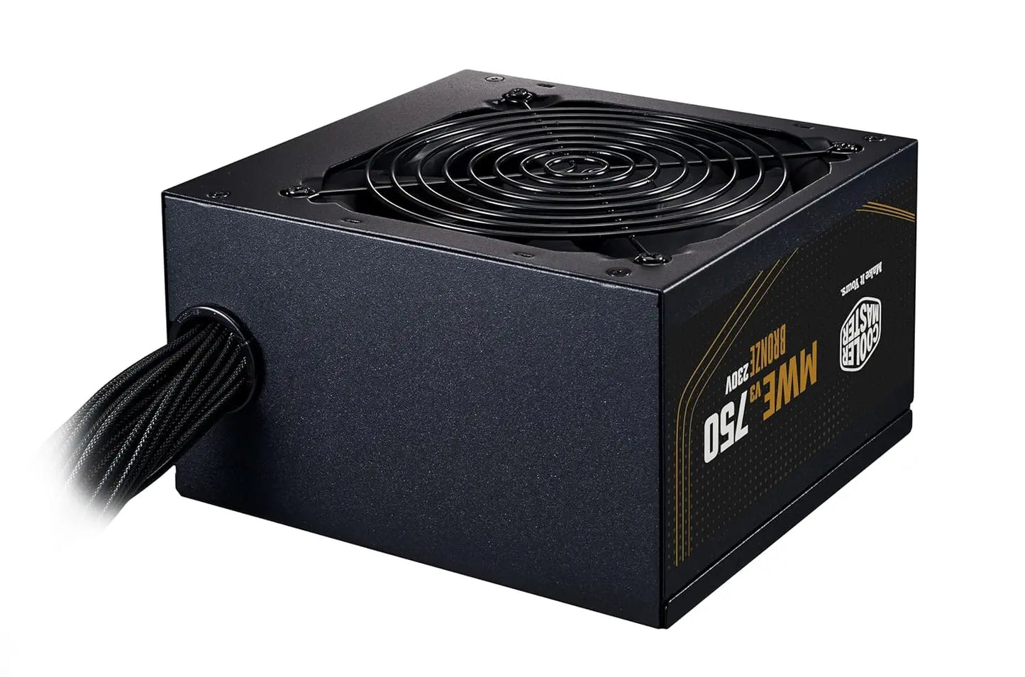 Cooler Master MWE 750 V3 230V 80 Plus Bronze Certified Non-Modular Power Supply – Black