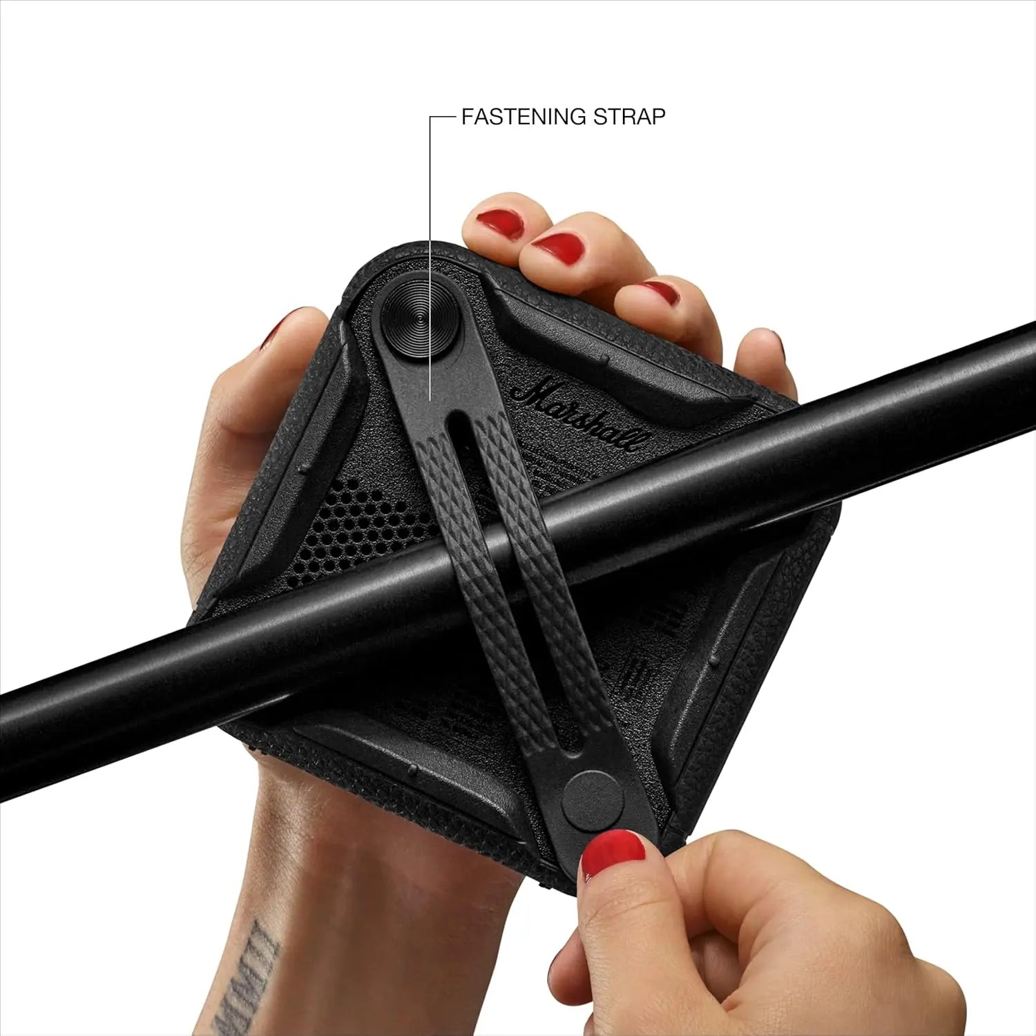 Marshall Willen II Portable Bluetooth Speaker with 17+ Hours of Portable Playtime, Dust & Waterproof (IP67) - Black & Brass.