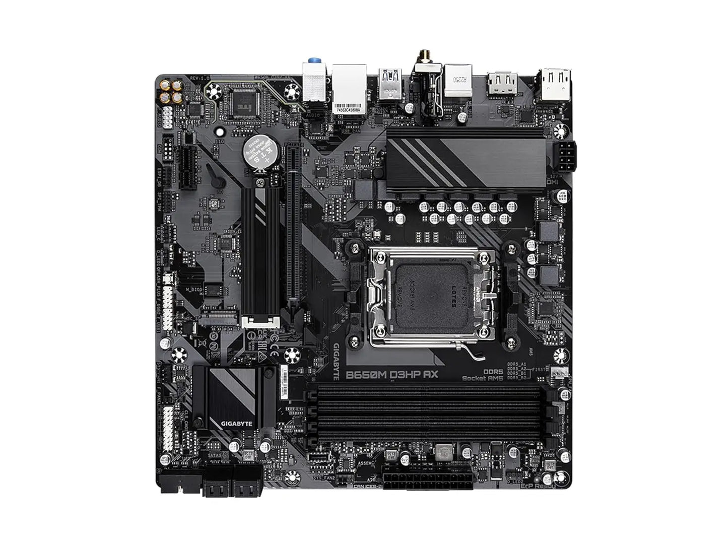GIGABYTE B650M D3HP AX PCIe 4.0 Ultra Durable AMD AM5 DDR5 Micro-ATX Motherboard