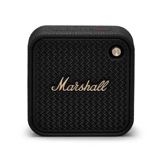 Marshall Willen II Portable Bluetooth Speaker with 17+ Hours of Portable Playtime, Dust & Waterproof (IP67) - Black & Brass.