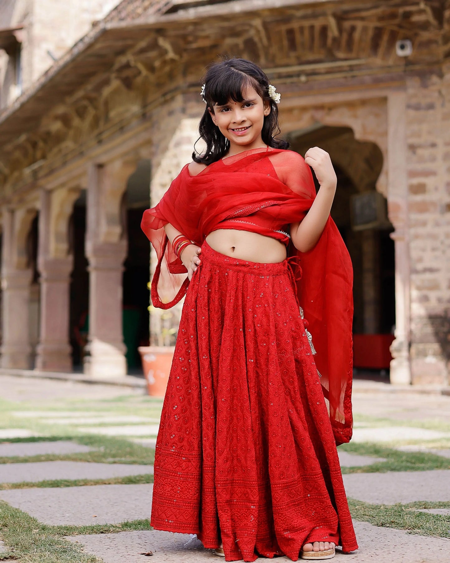 Kai Embroidered Lehenga Set My Store