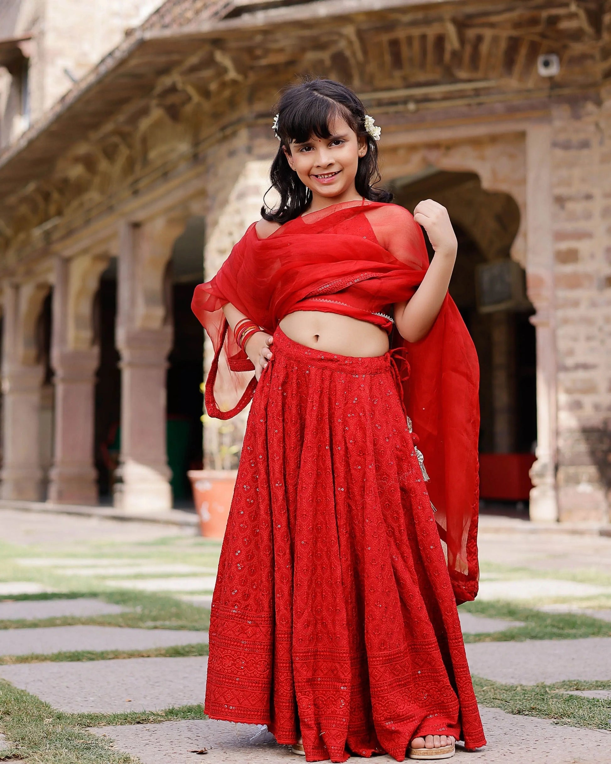 Kai Embroidered Lehenga Set My Store