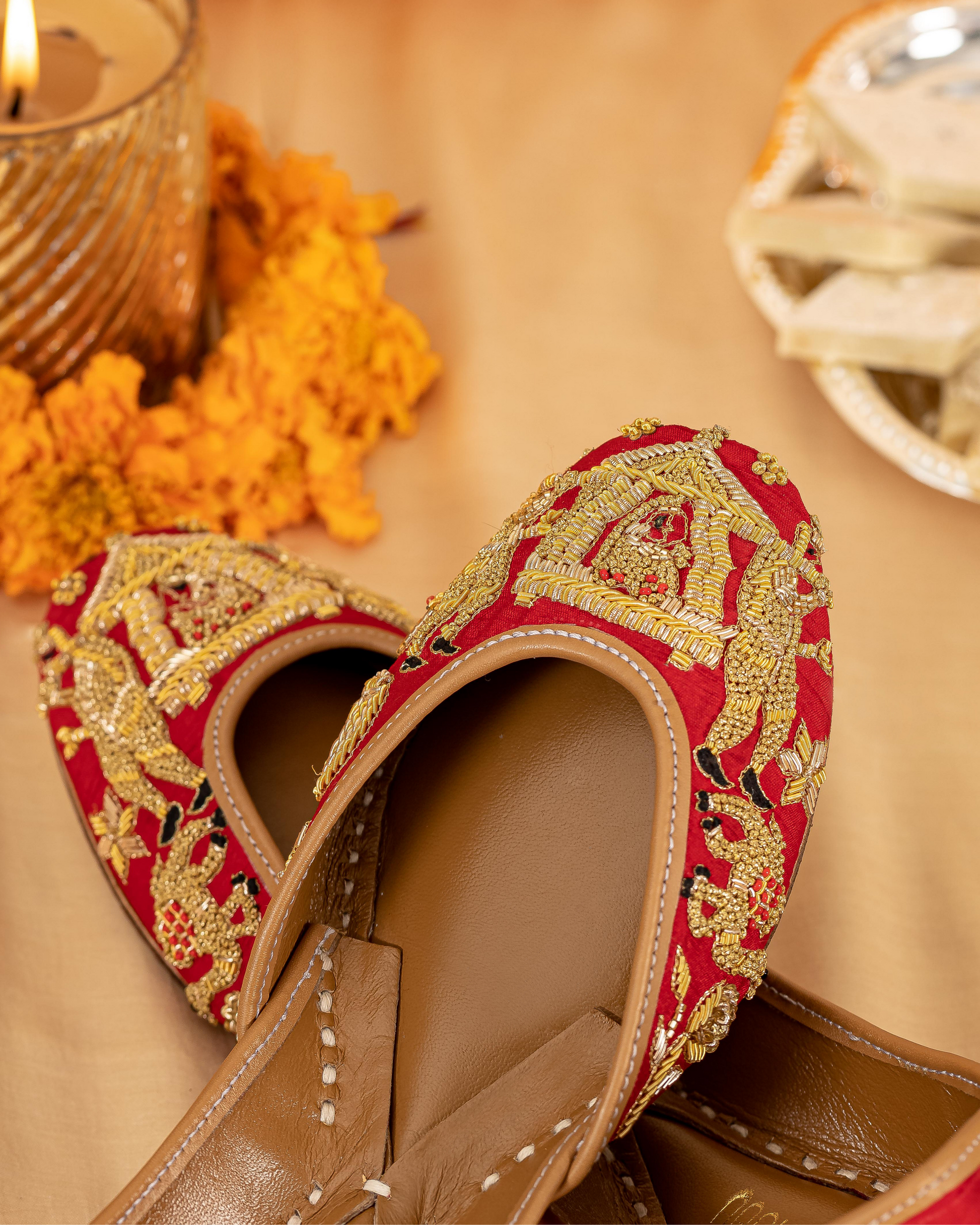 Blushing Bride Handcrafted Jutti My Store