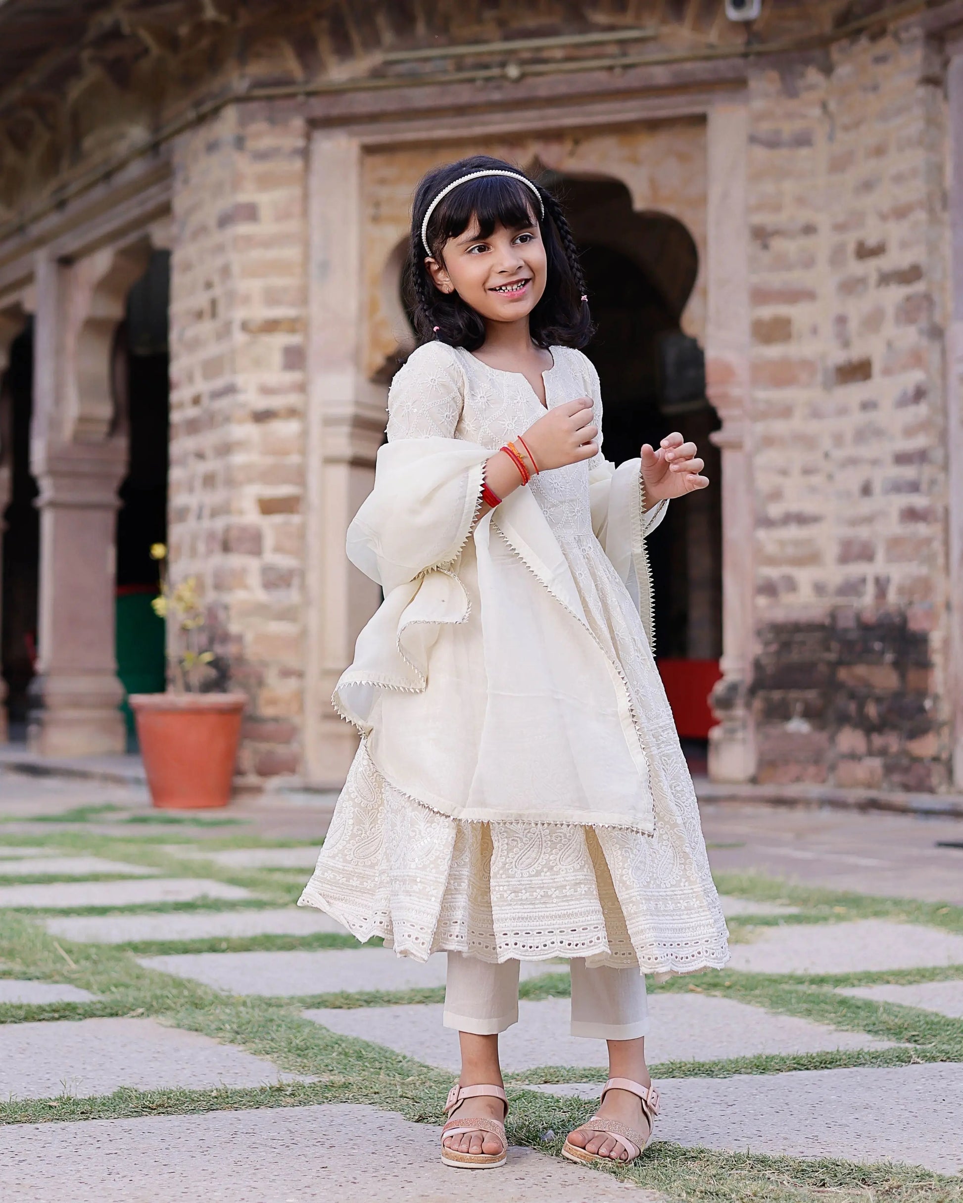 Molly Embroidered Cotton Suit Set My Store