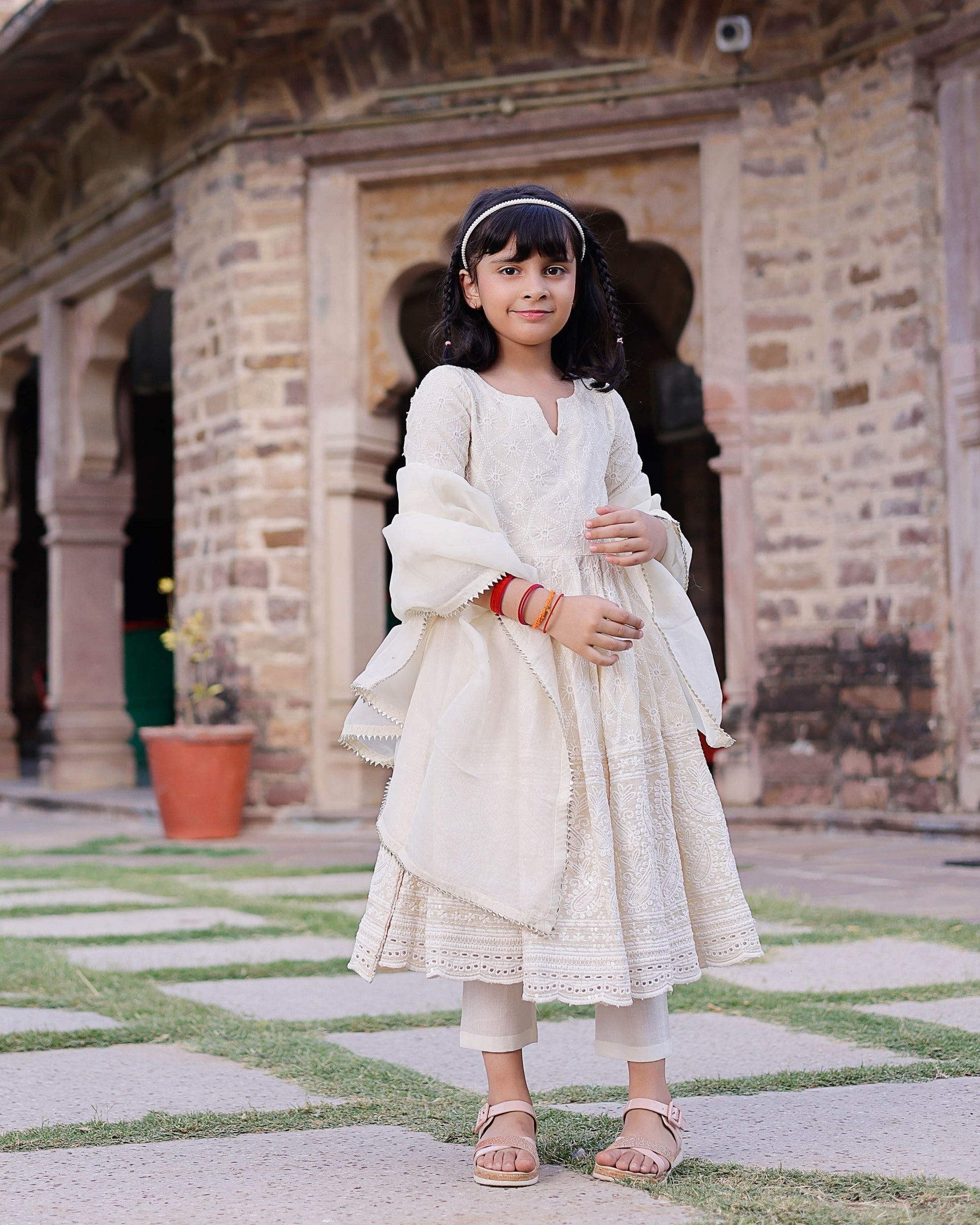 Molly Embroidered Cotton Suit Set My Store