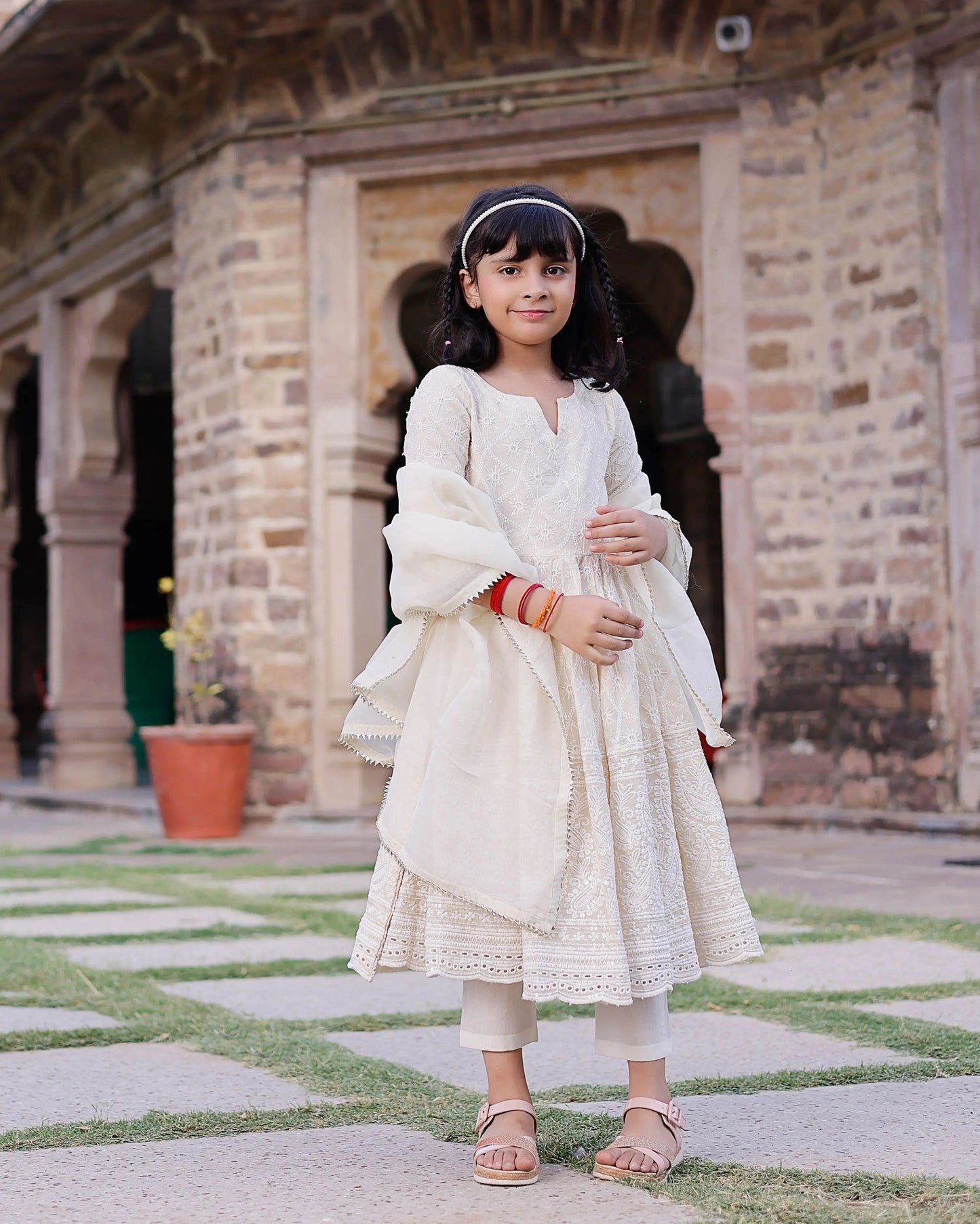 Molly Embroidered Cotton Suit Set My Store