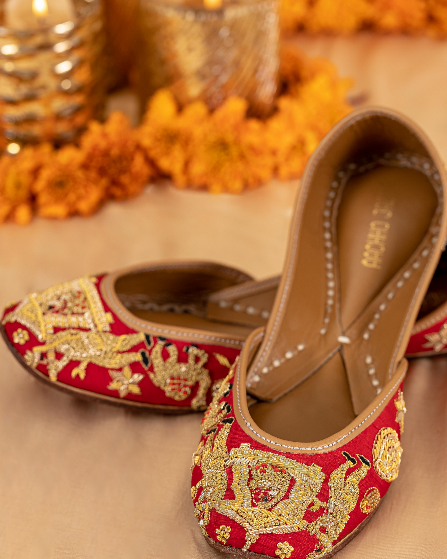 Blushing Bride Handcrafted Jutti Quick Cart