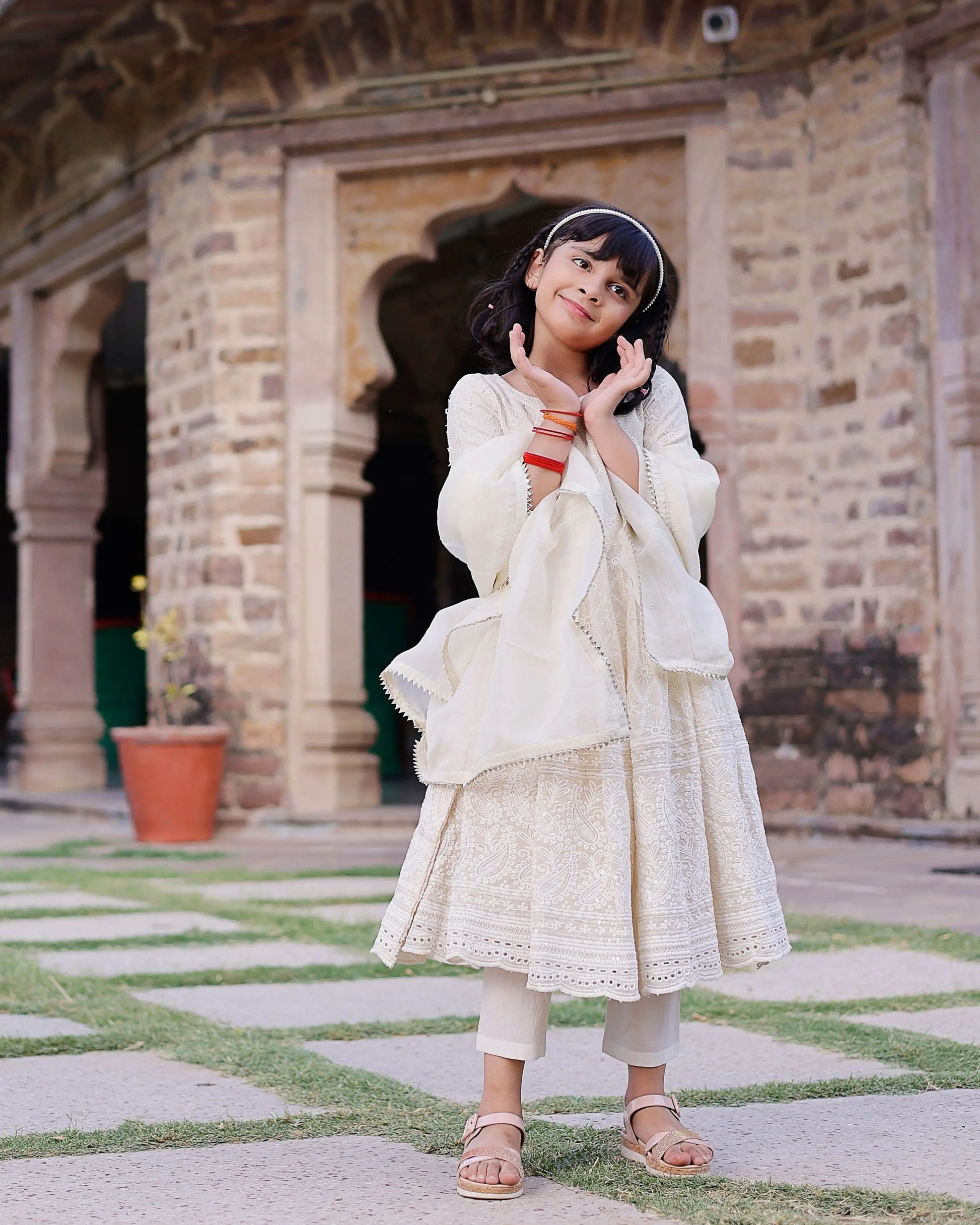 Molly Embroidered Cotton Suit Set My Store