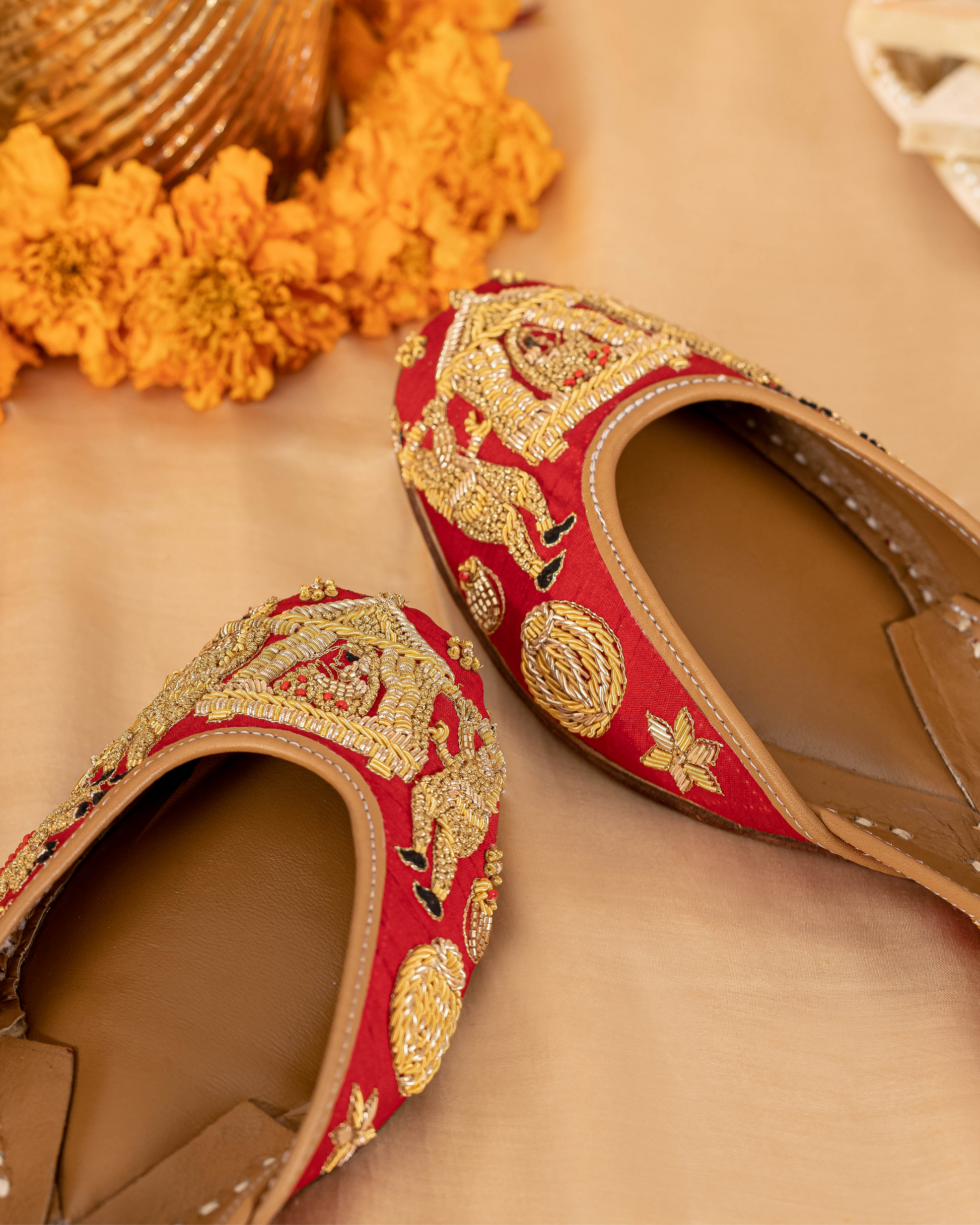 Blushing Bride Handcrafted Jutti Quick Cart