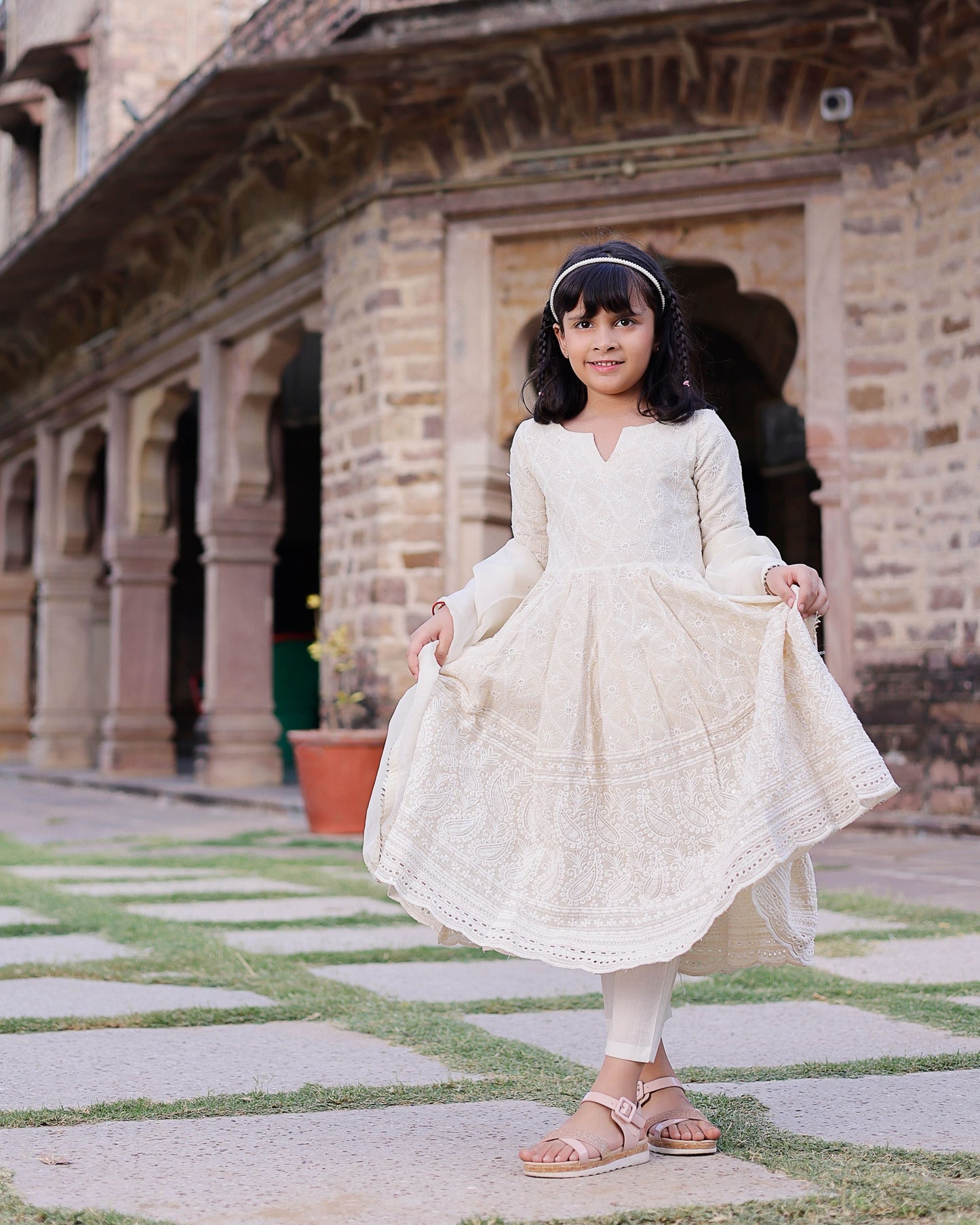 Molly Embroidered Cotton Suit Set My Store