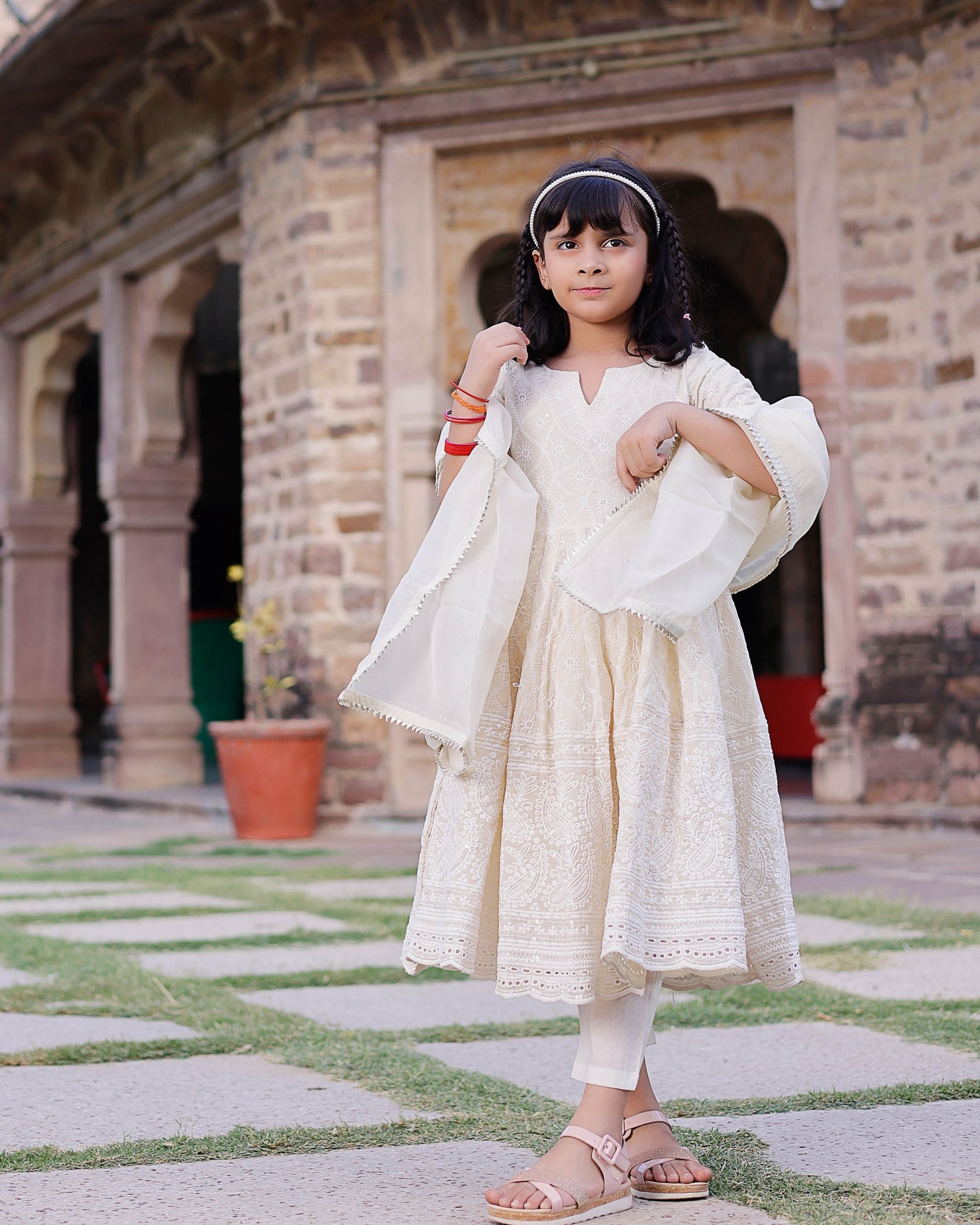 Molly Embroidered Cotton Suit Set My Store