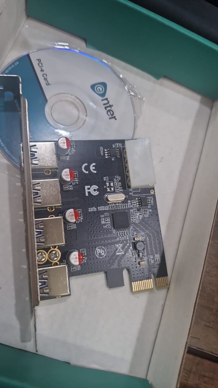 Enter  PCI TO USB 4 PORT USB CARD  E-USB4