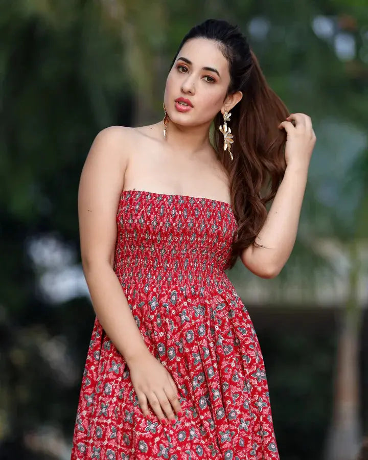 Honey Crisp Smocked Cotton Dress My Store