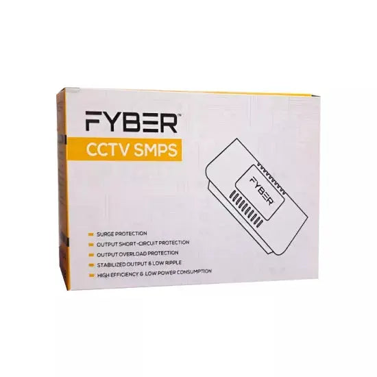 Fyber 8CH Metal CCTV Power Supply 12V | 8A  FW108