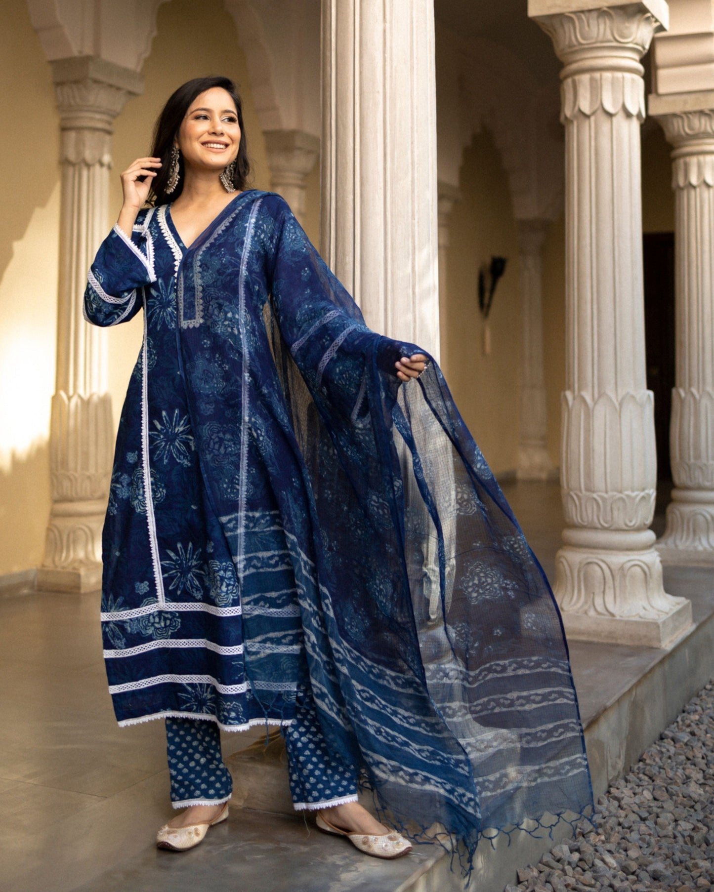 Rithwik Handblock Suit Set My Store