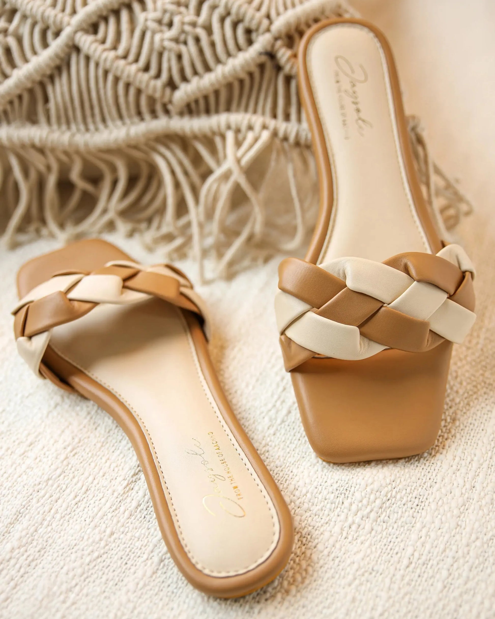 Root Bear Braided Slides My Store