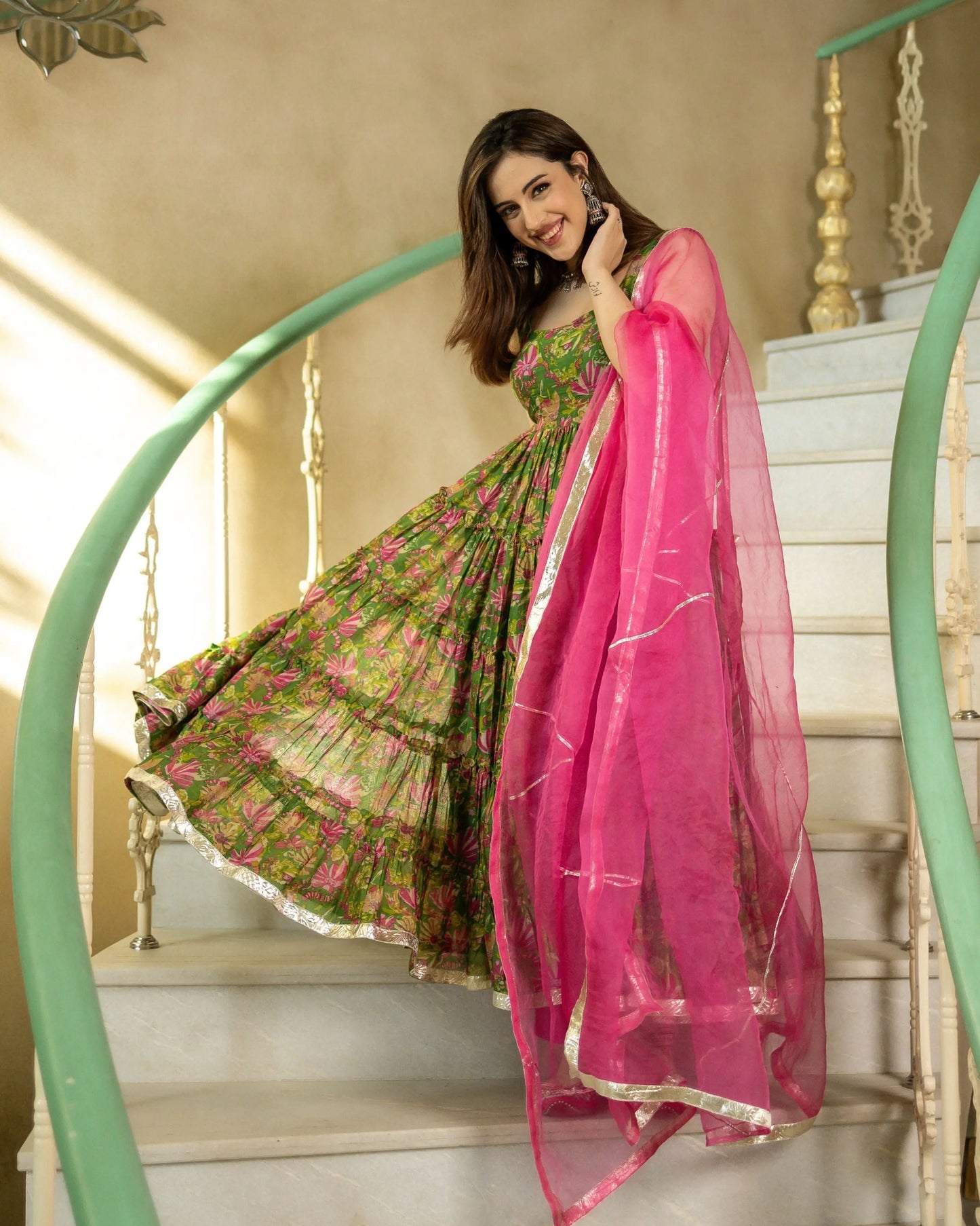 Sadabahaar Chanderi Suit Set My Store