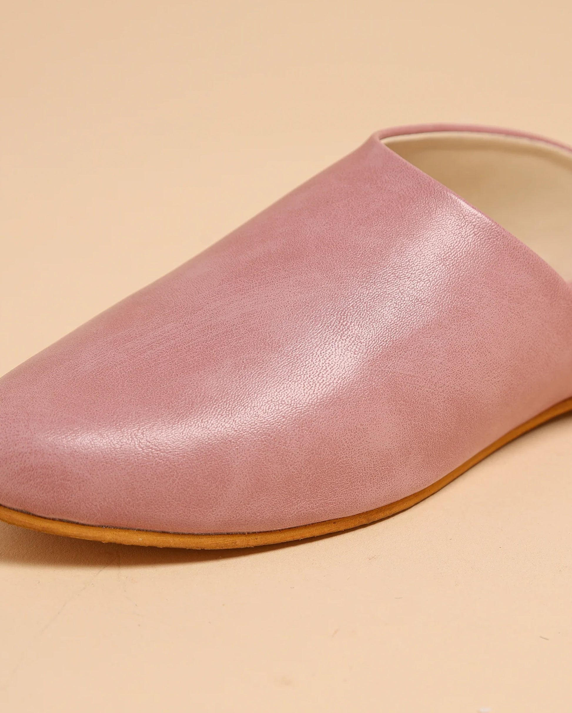Cradle Pink Leather Mules My Store