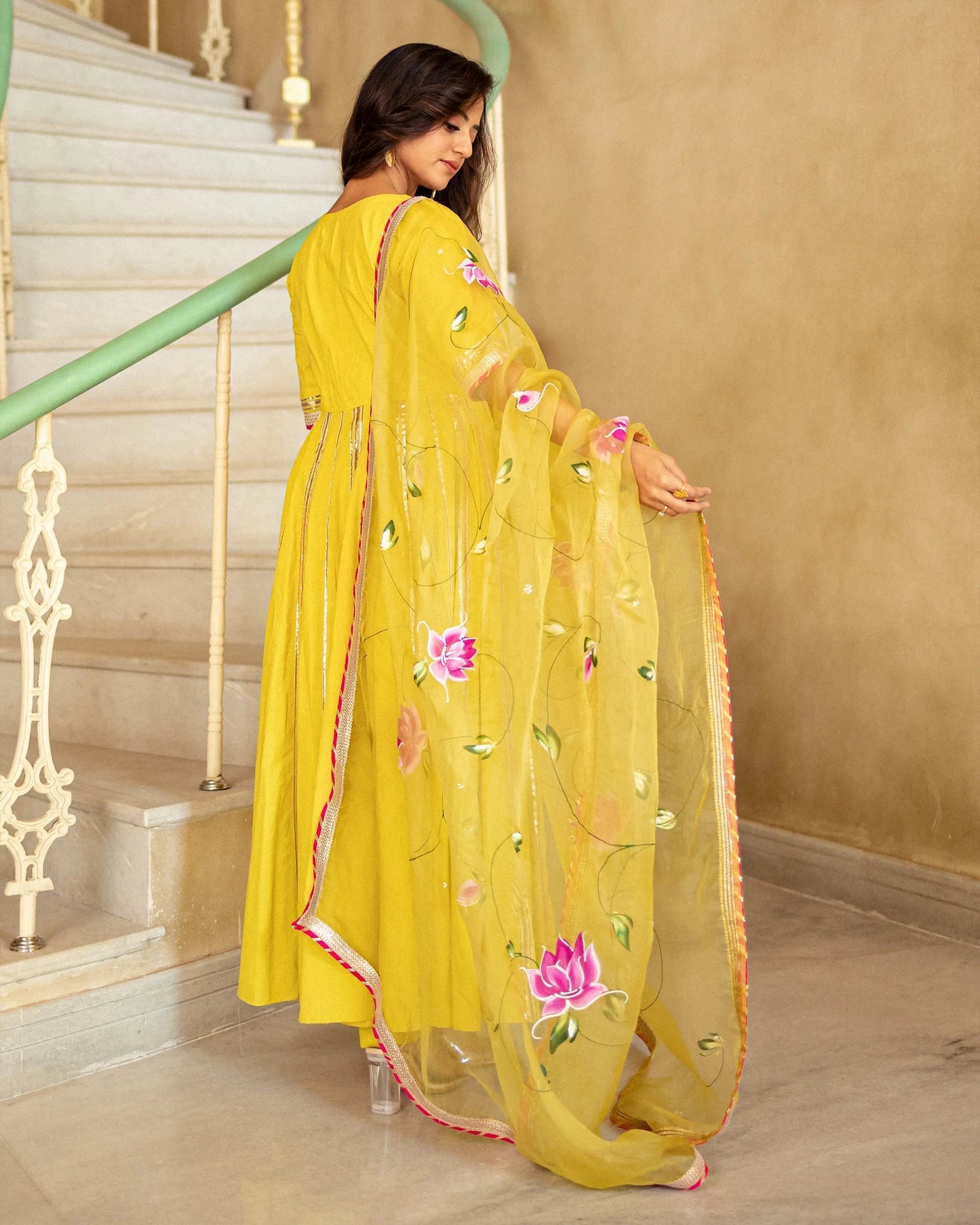 Dhanyasri Handpainted Suit Set My Store