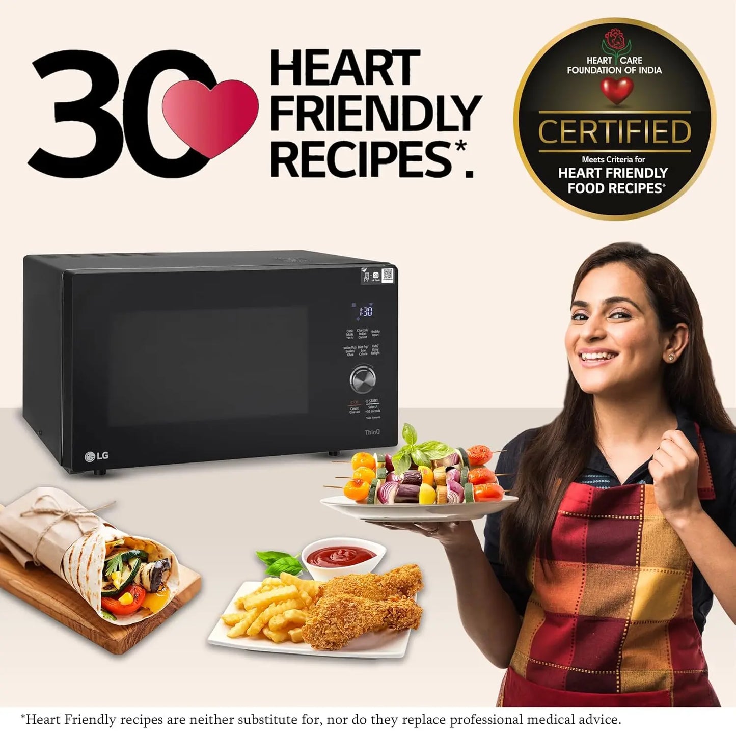 LG 28 L Wi-Fi Enabled Charcoal Convection Healthy Microwave Oven (MJEN286UFW.DBKQILN) My Store