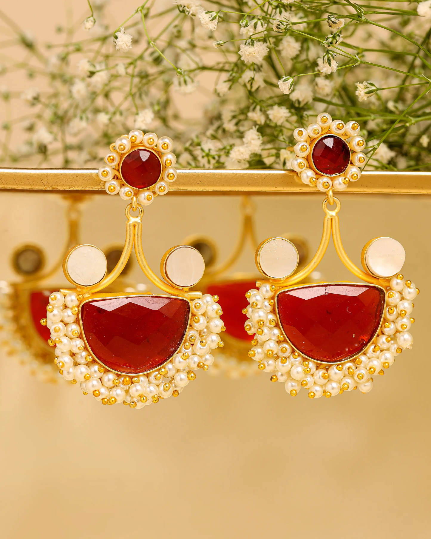 Molten Berry Handcrafted Earrings My Store