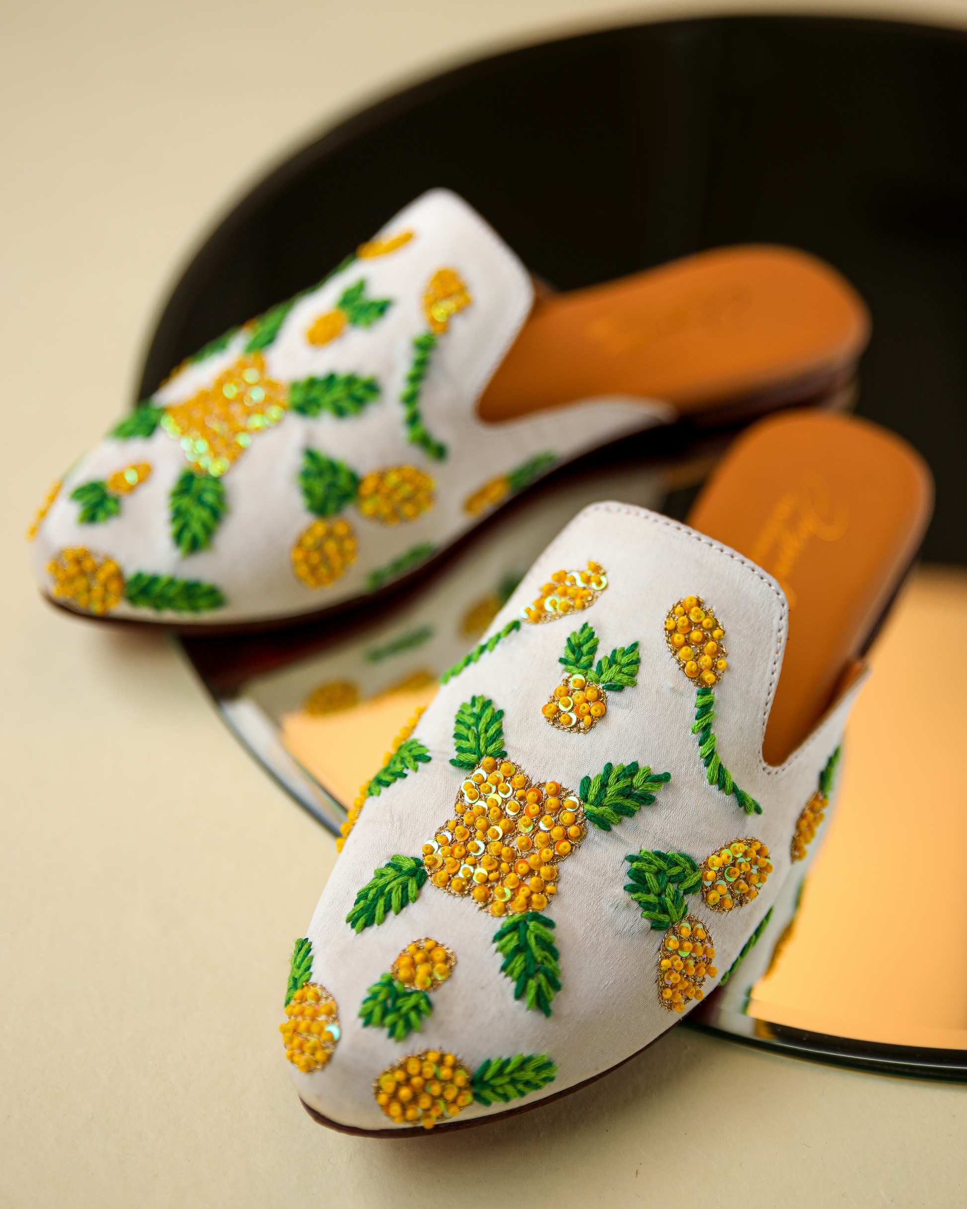 Pineapple Slice Handcrafted Mules My Store